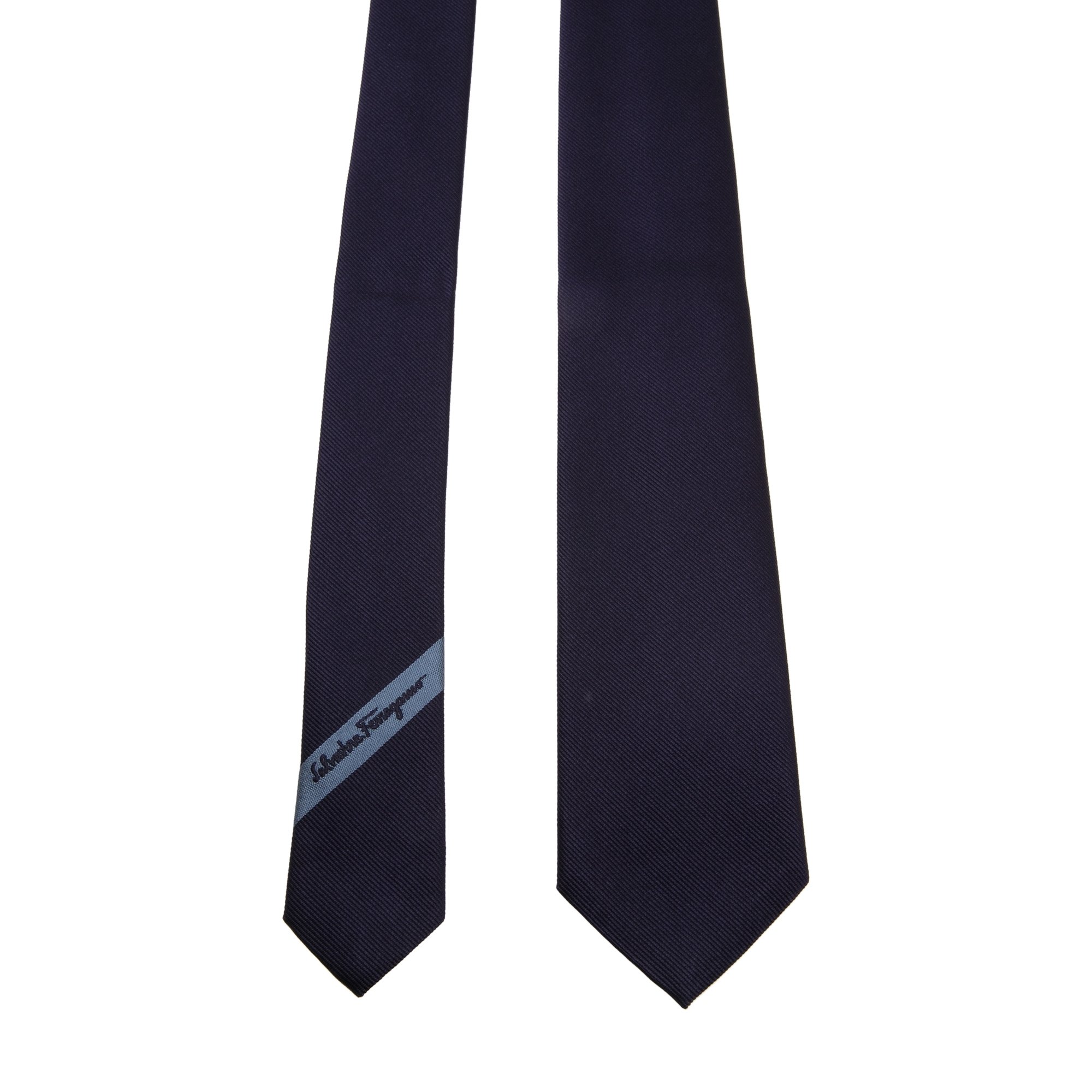 

Gancini jacquard tie, Blue