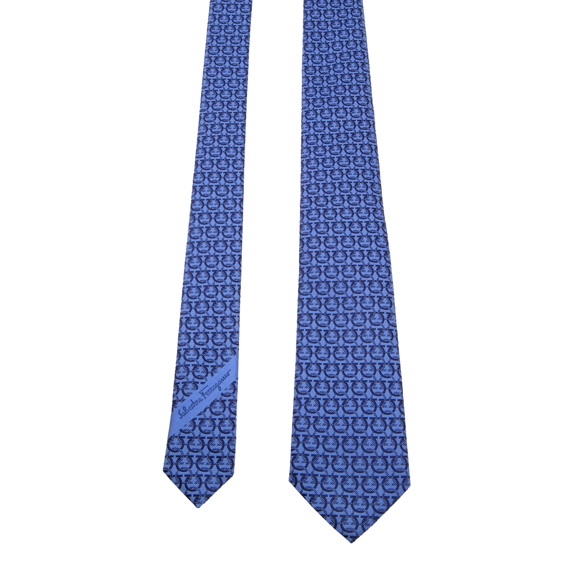 

Jacquard Gancini tie, Blue