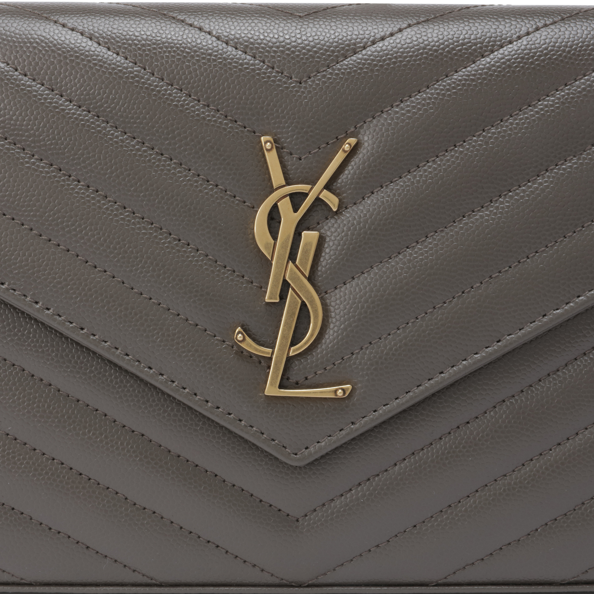 

Monogram chain wallet, Grey