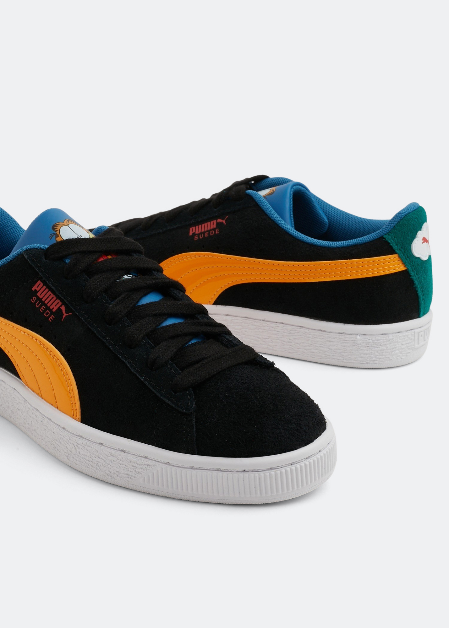 

x Garfield suede sneakers, Black