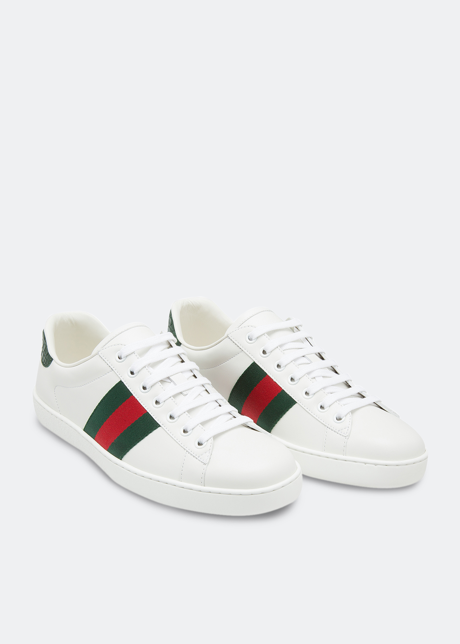 

New Ace leather sneakers, White