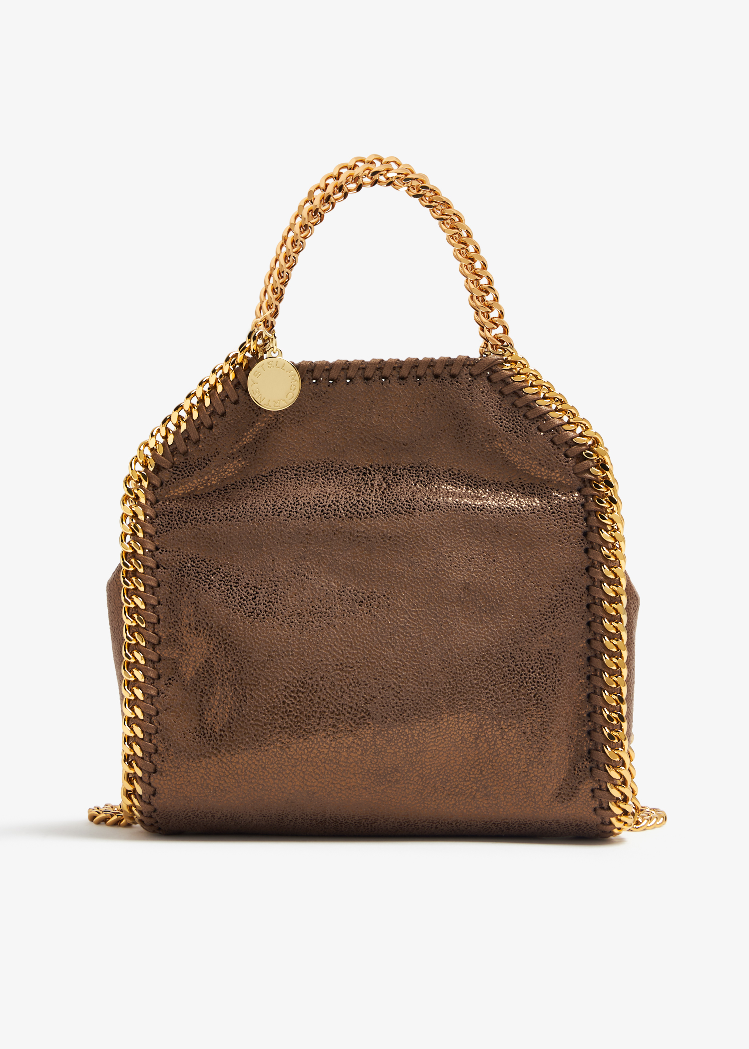 

Falabella tiny tote bag, Metallic