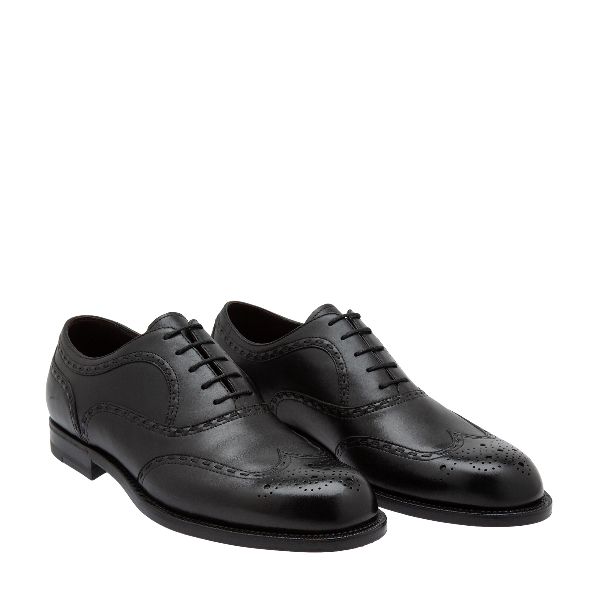 

Leather Oxford shoes, Black