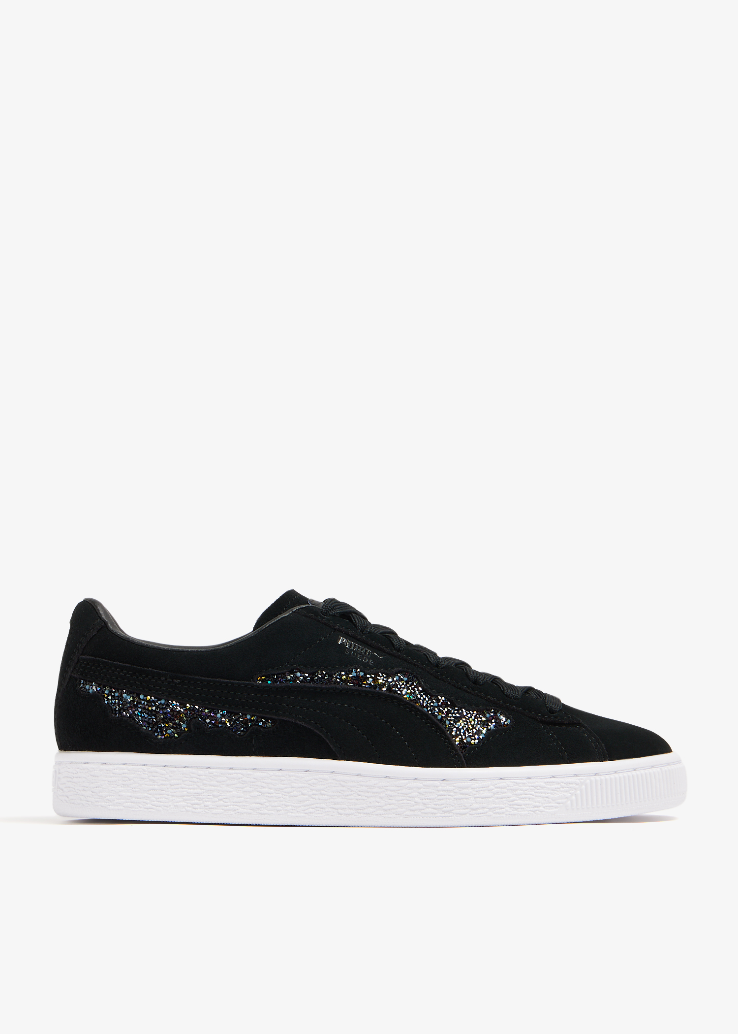 

x Swarovski suede sneakers, Black