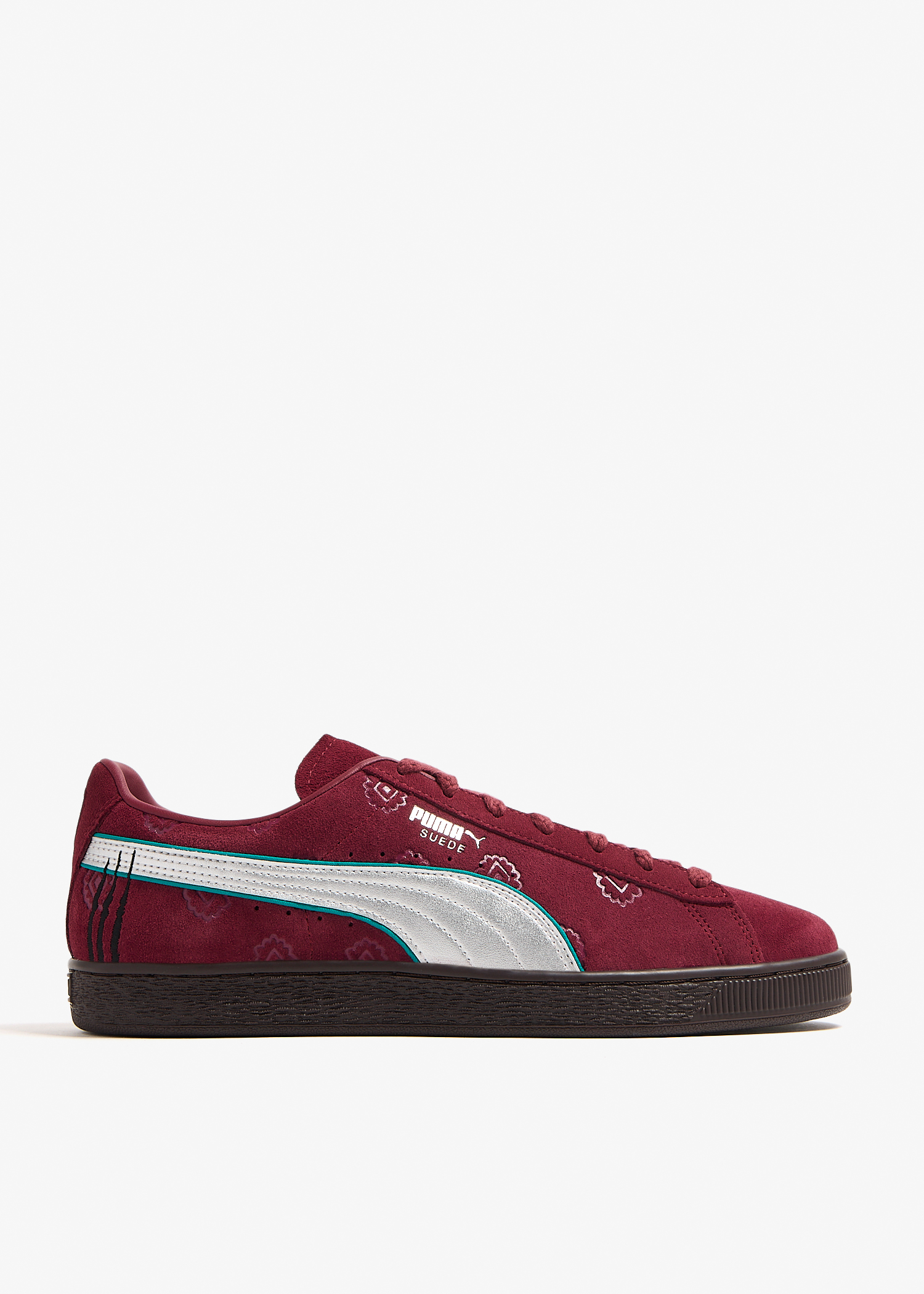 

x ONE PIECE Suede Red-Haired Shanks sneakers, Burgundy