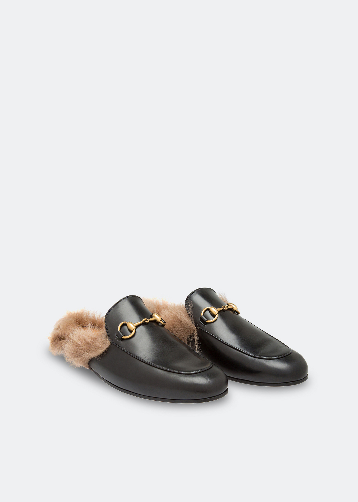 

Princetown backless loafers, Black