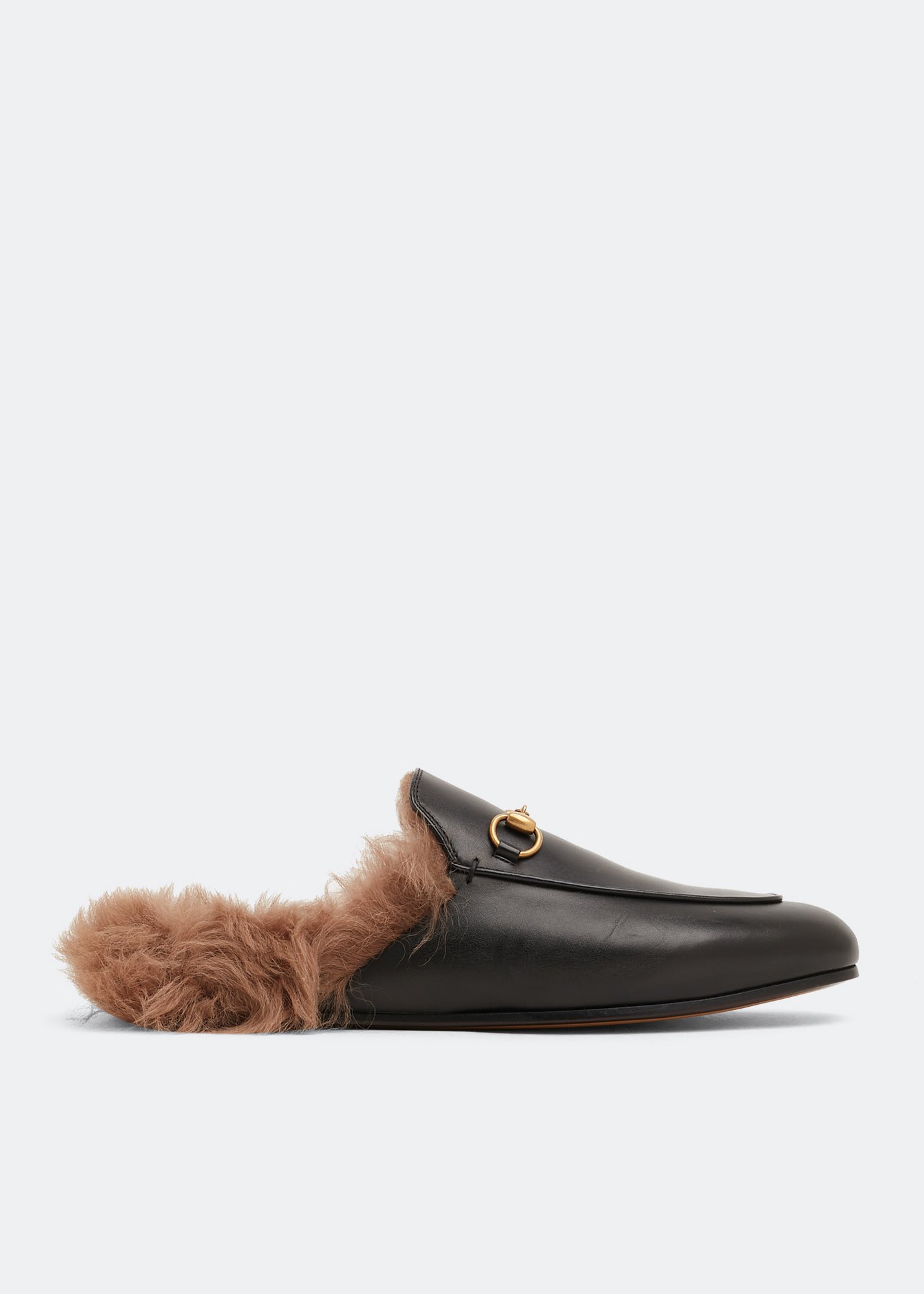 

Princetown backless loafers, Black