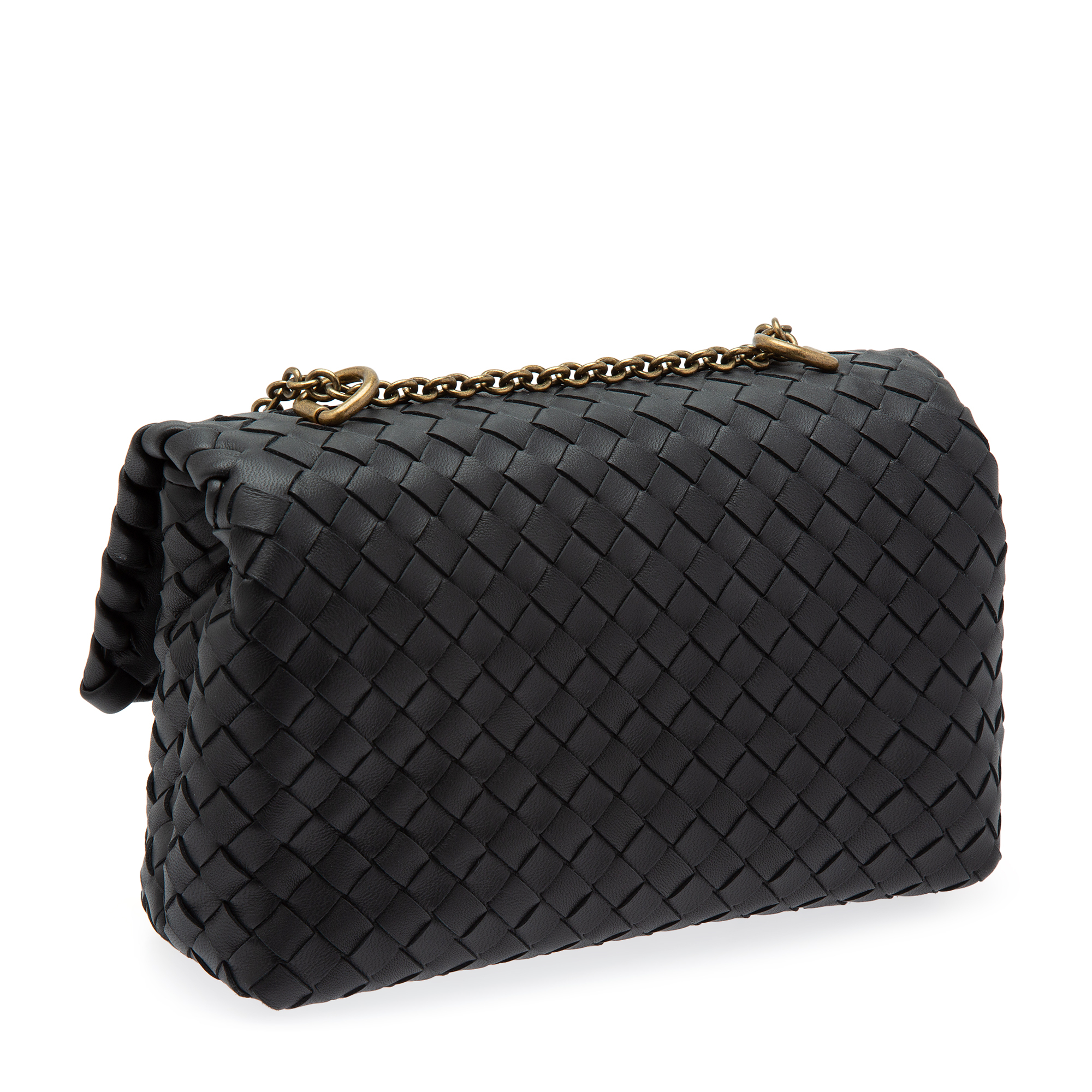

Baby Olimpia Intrecciato bag, Black