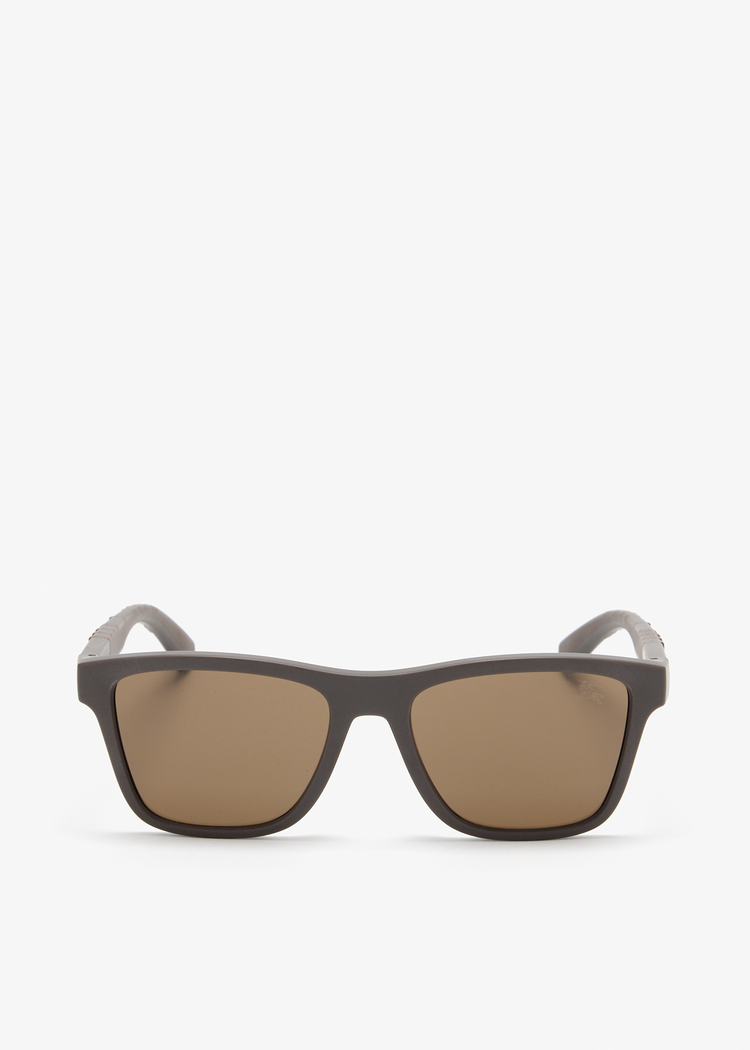 

Textured Check squares sunglasses, Brown