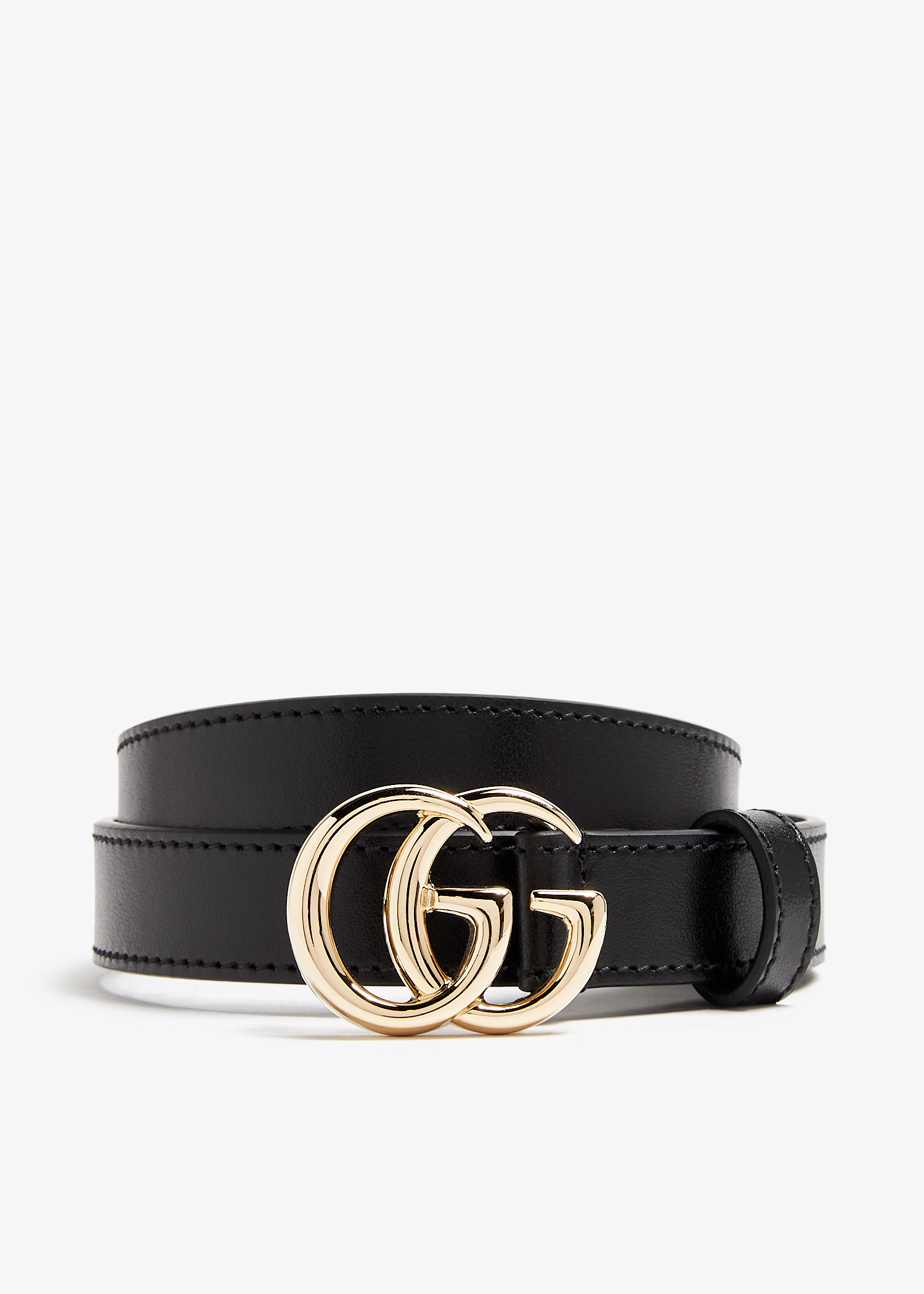 

GG Marmont thin belt, Black