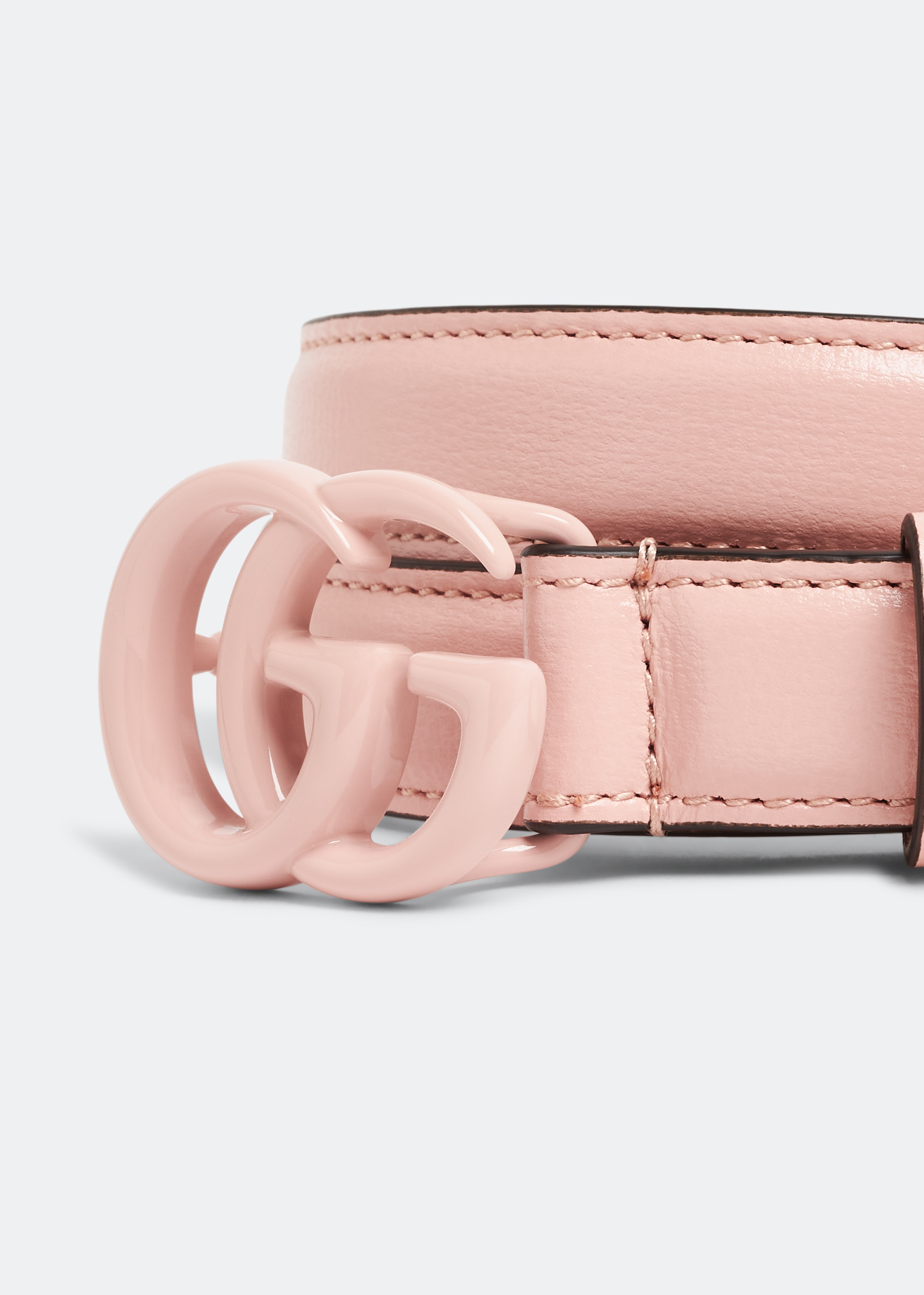 

GG Marmont thin belt, Pink