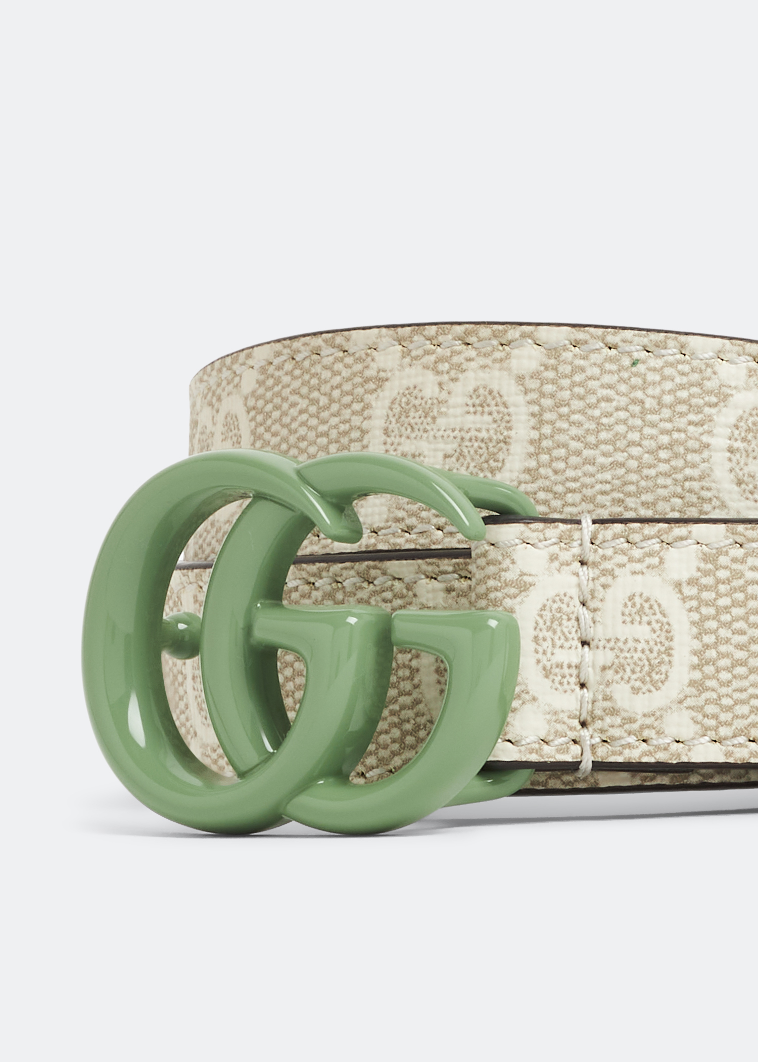 

GG Marmont thin belt, Beige