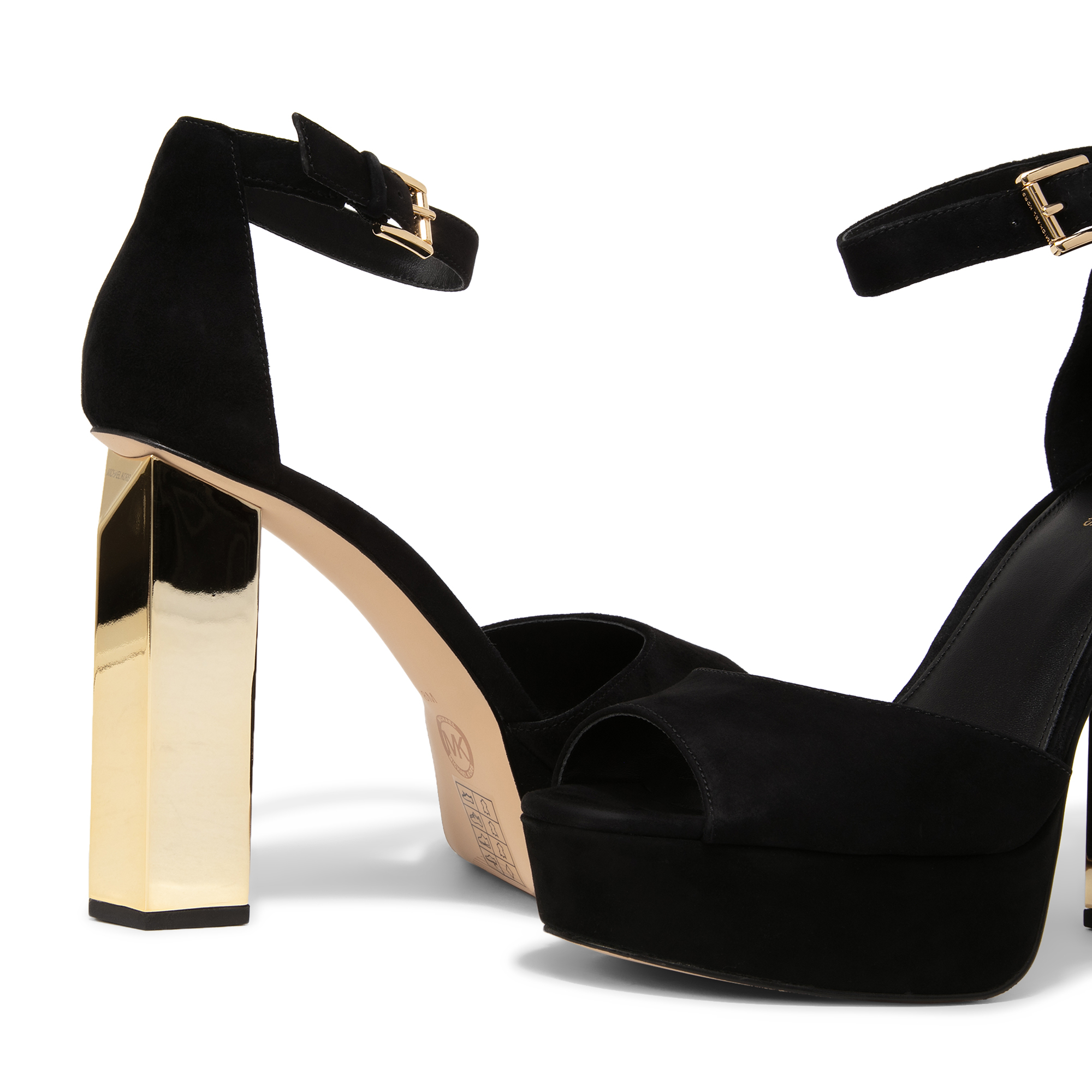 

Petra platform sandals, Black