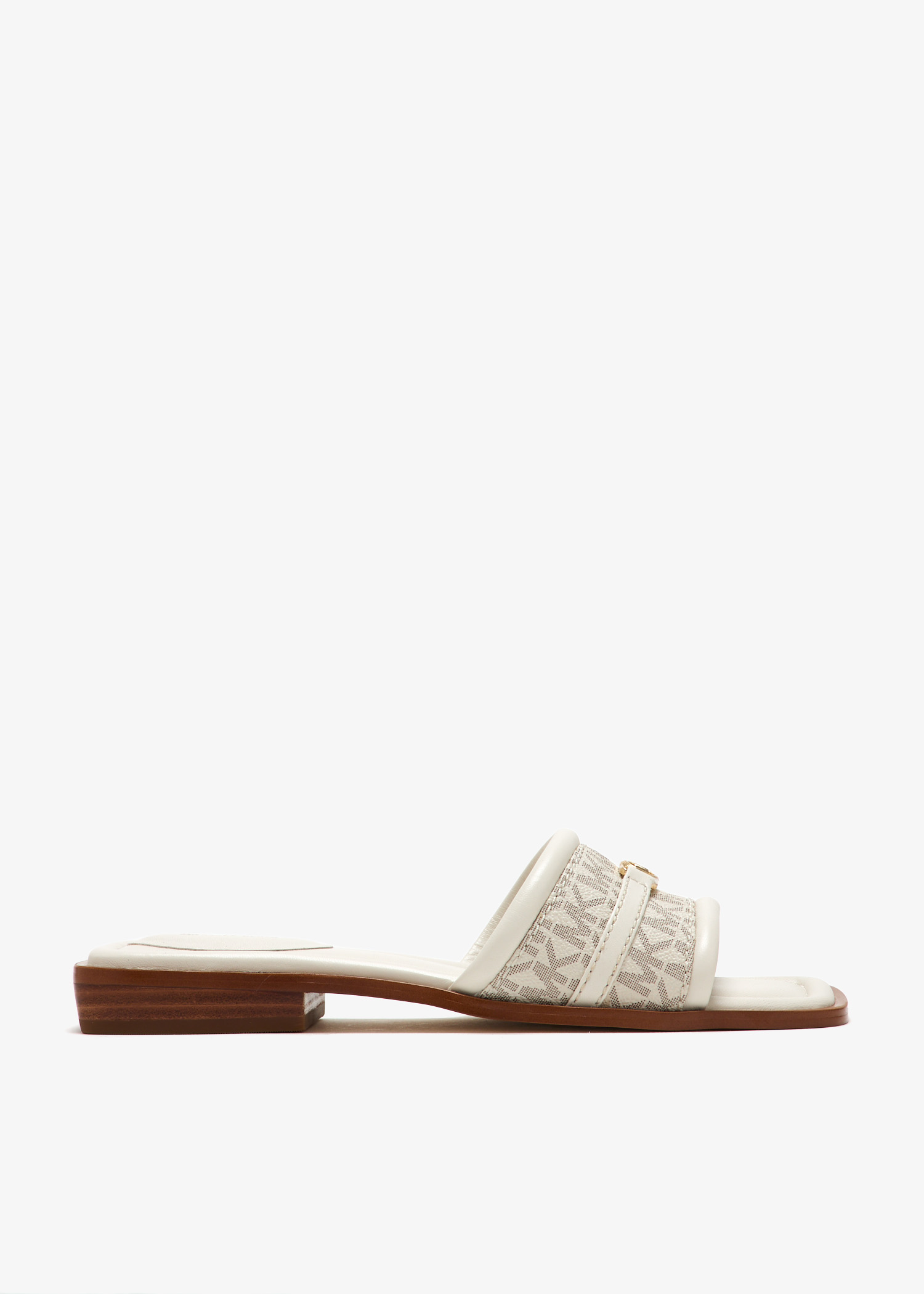 

Mandy slide sandals, Cream