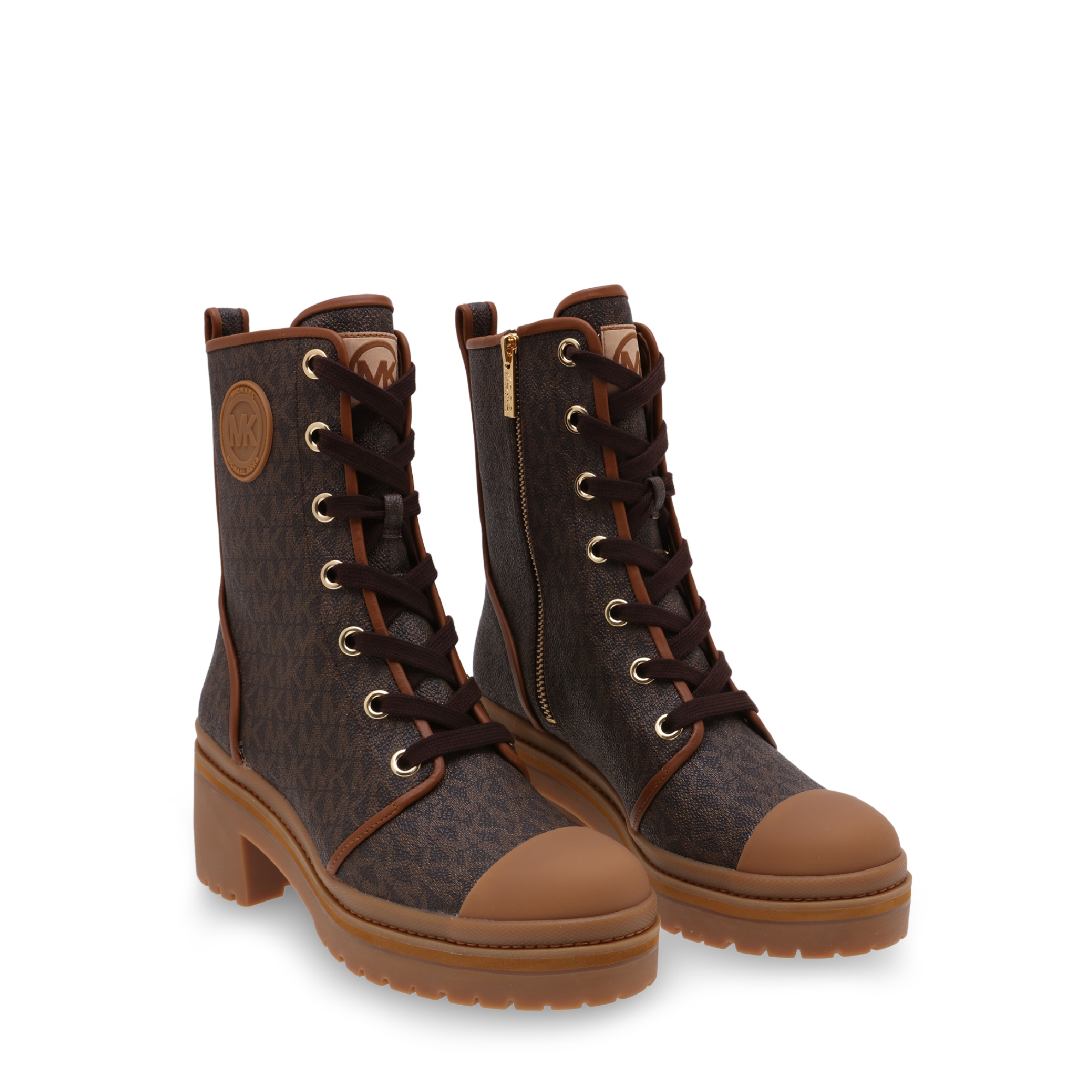 

Corey logo combat boots, Brown