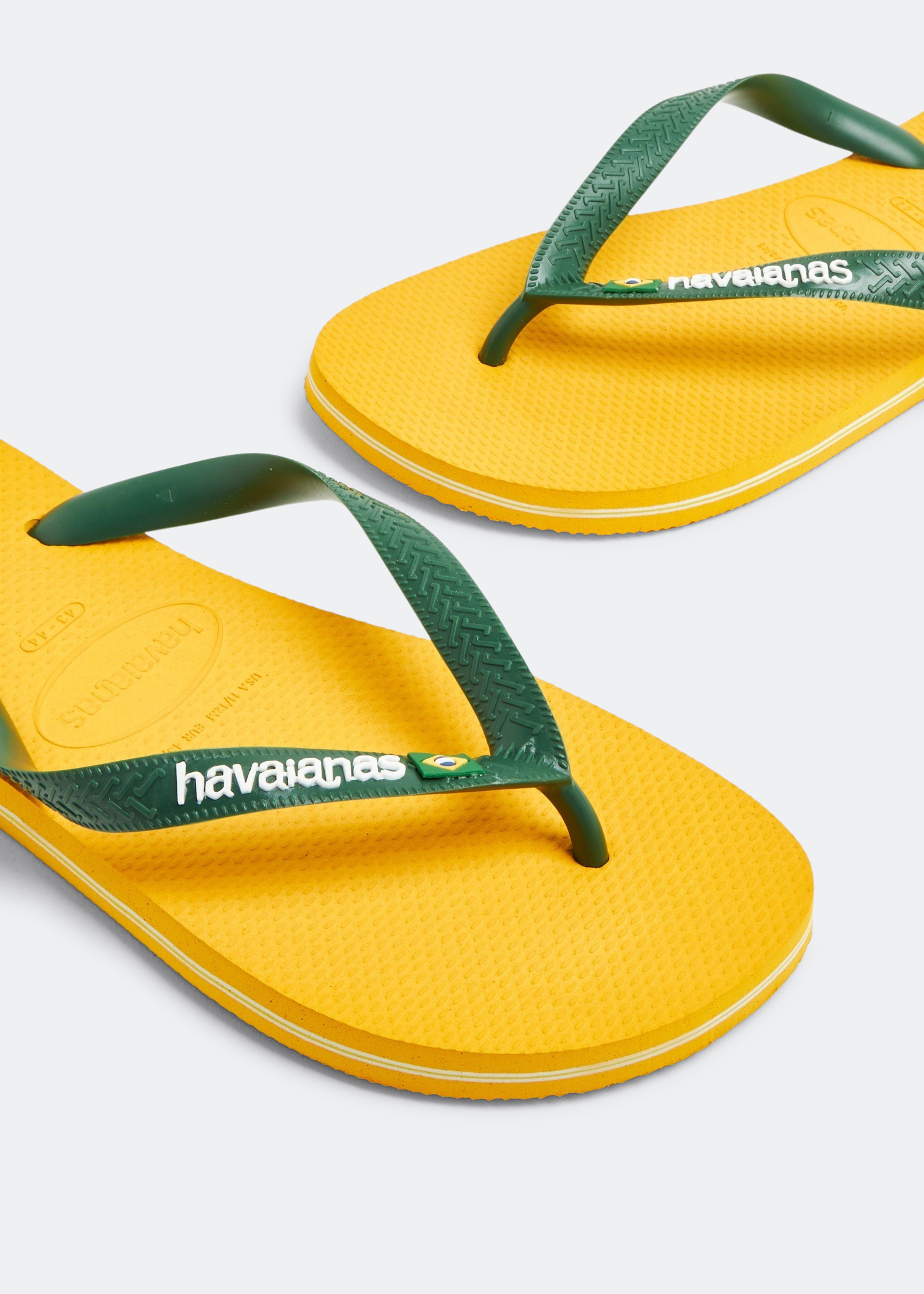 

Brazil flip flops, Yellow