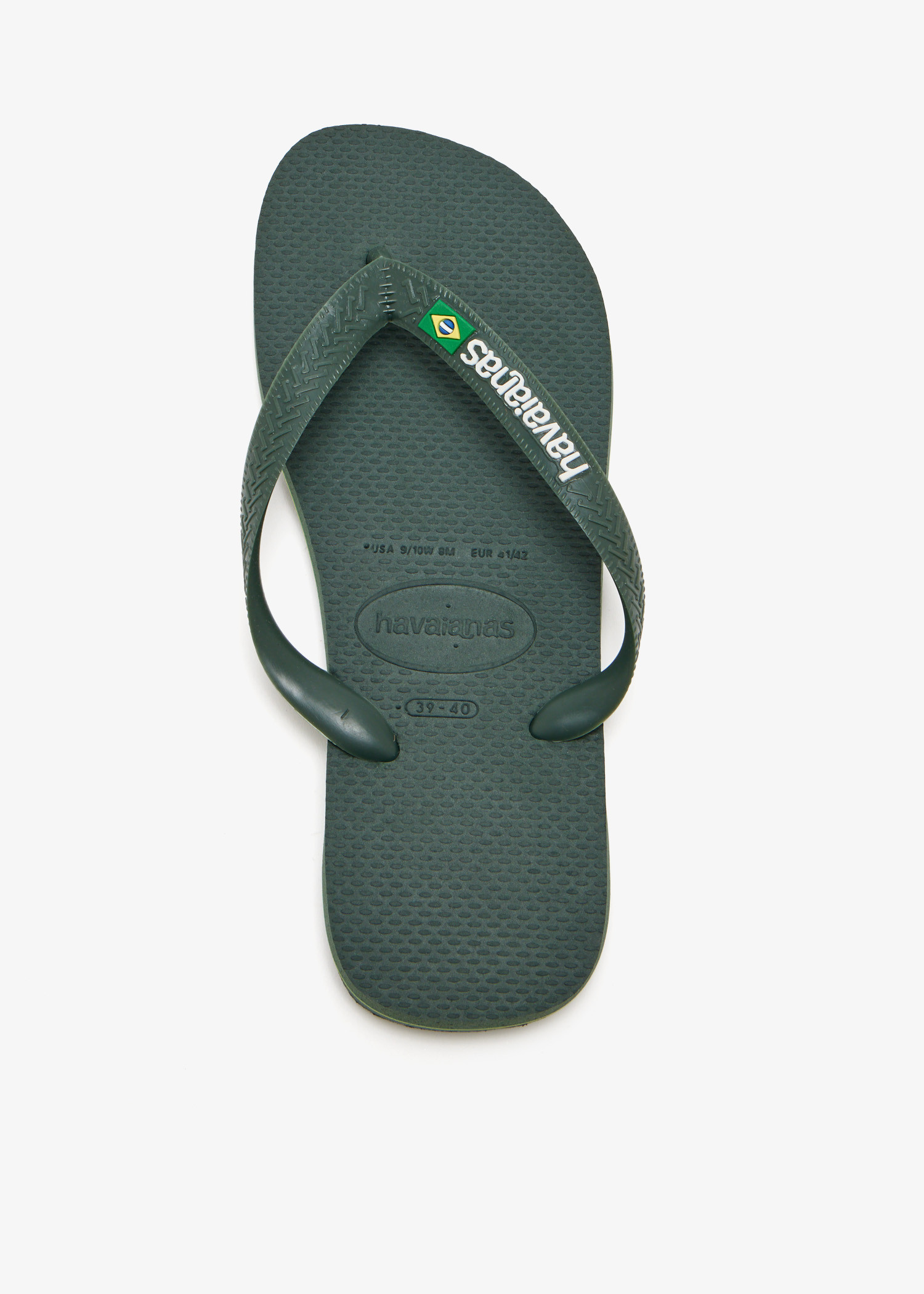 

Brazil flip flops, Green