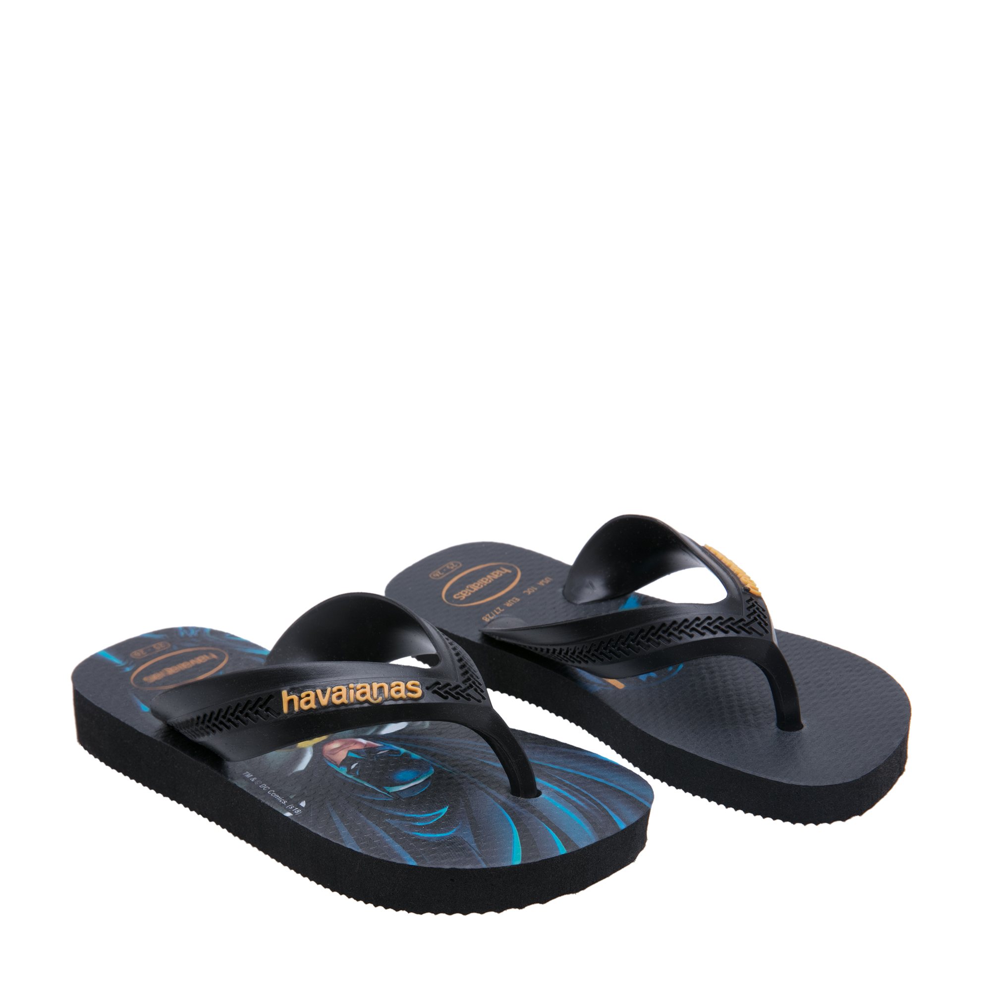 

Batman flip flops, Black
