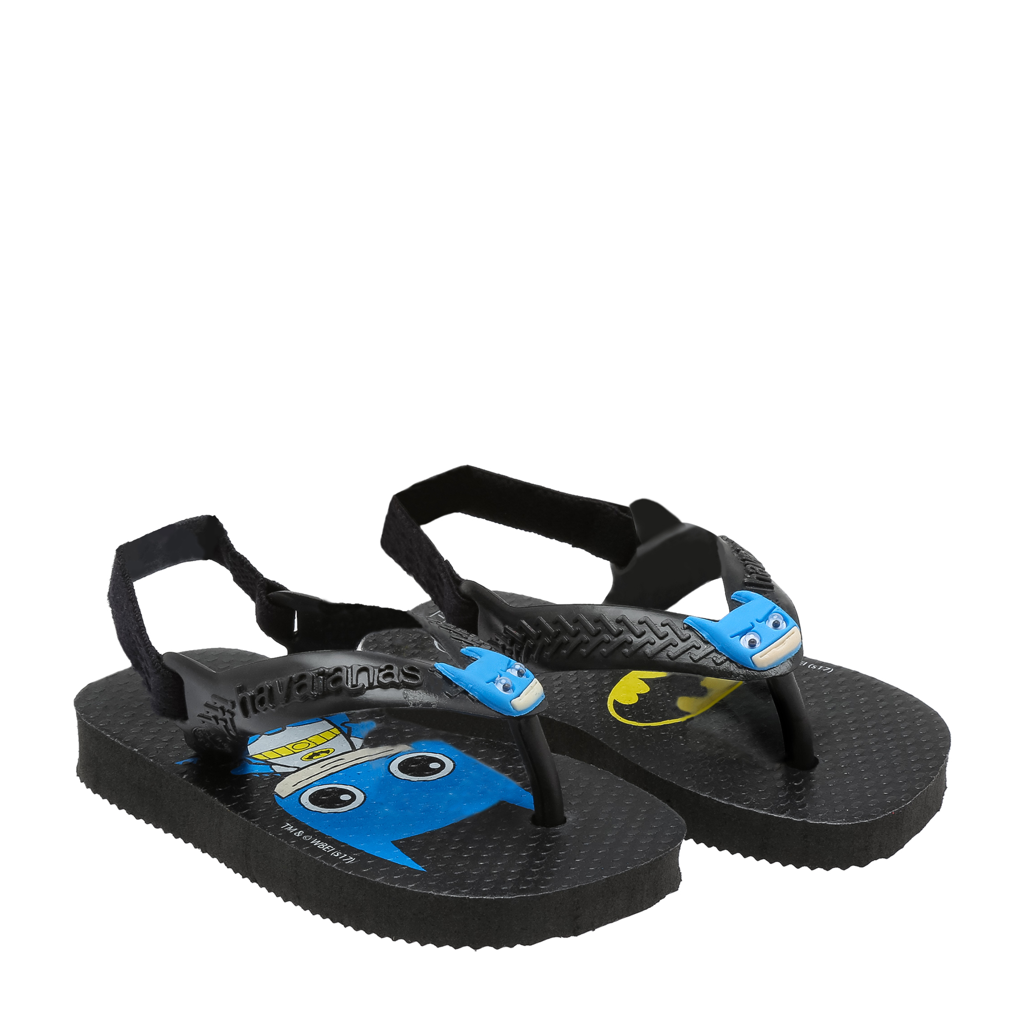 

Batman flip flops, Black