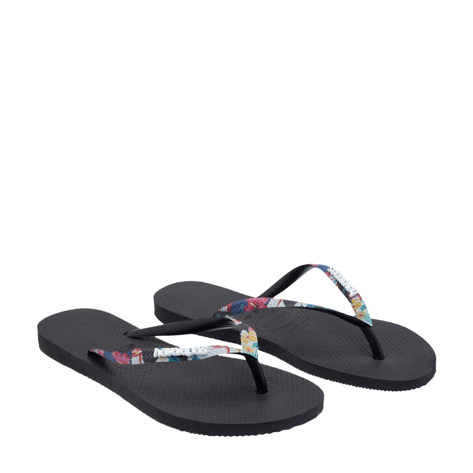 

Rubber flip flops, Black