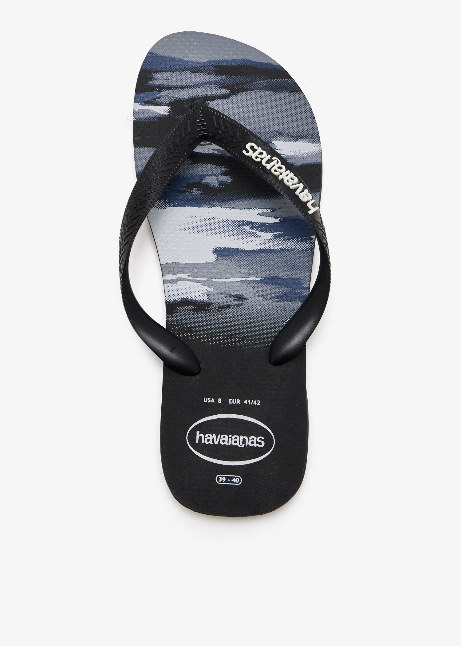 

Top Camu flip flops, Blue