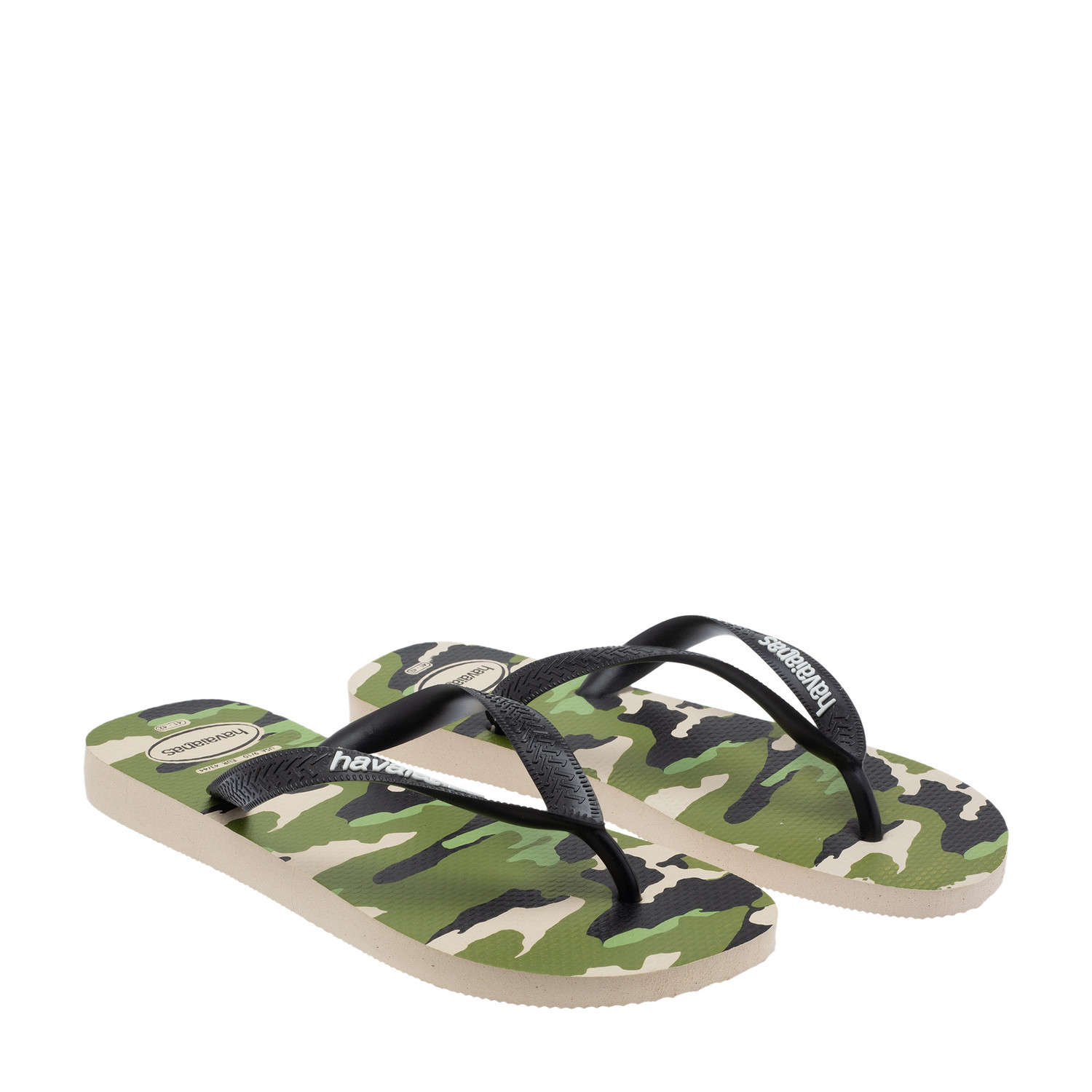 

Camo flip flops, Green