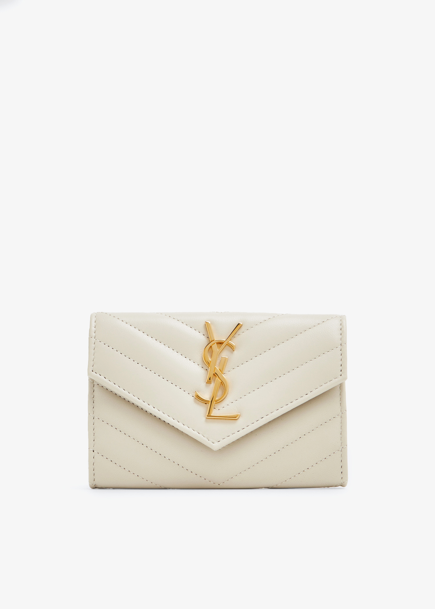 

Cassandre small envelope wallet, White