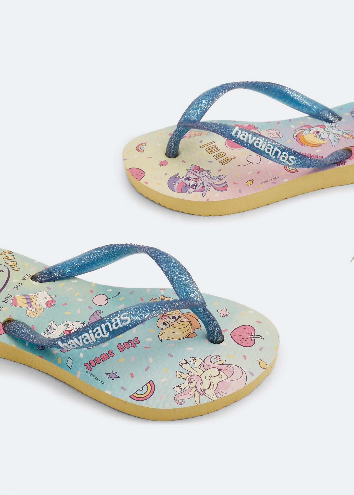 

Slim My Little Pony flip flops, Yellow