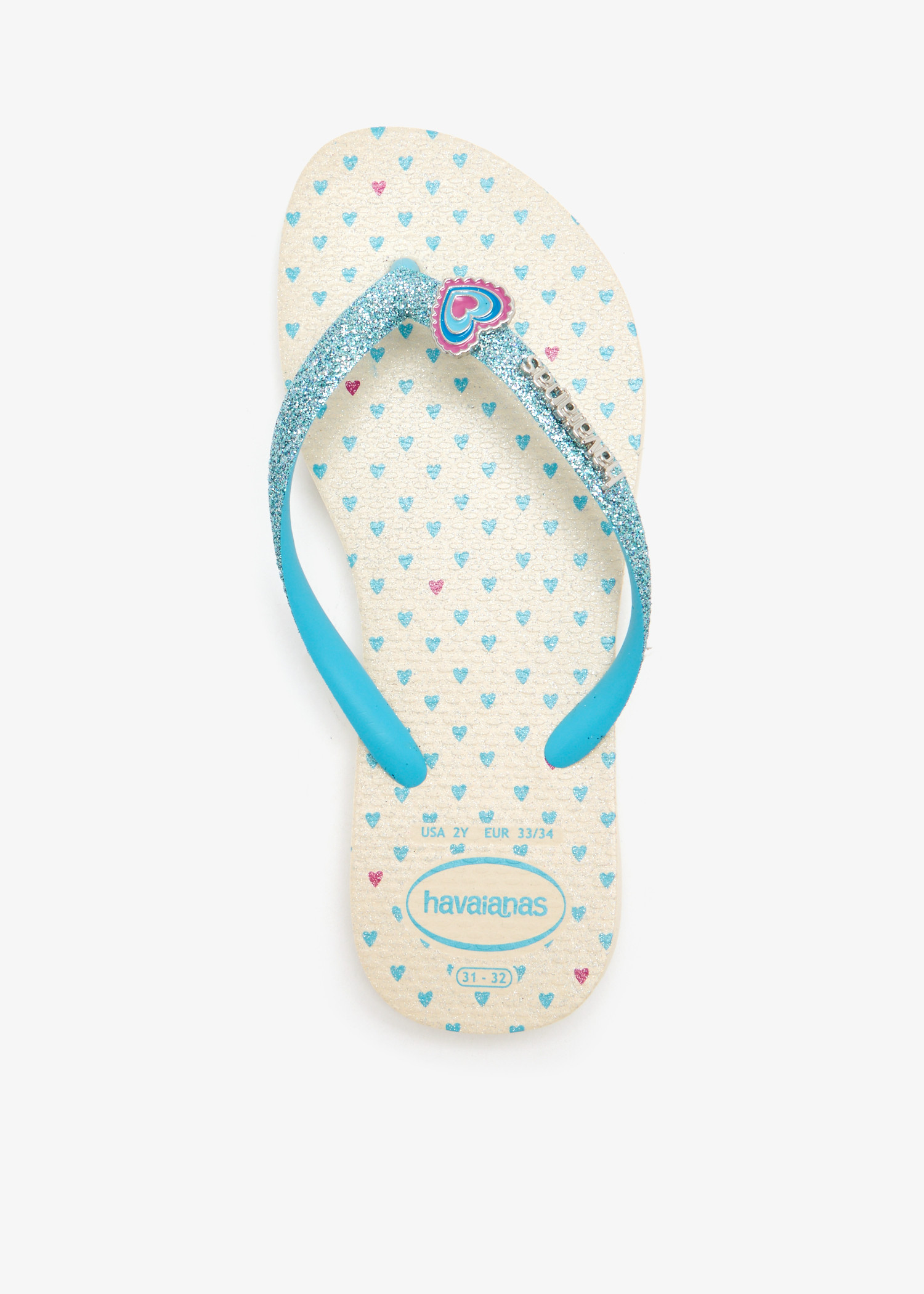 

Slim glitter II flip flops, Blue
