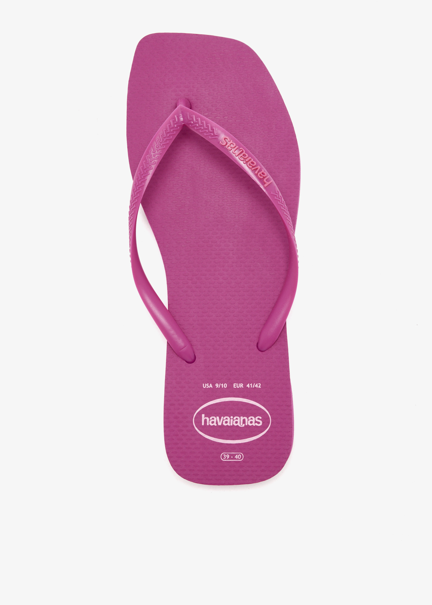 

Slim square flip flops, Purple