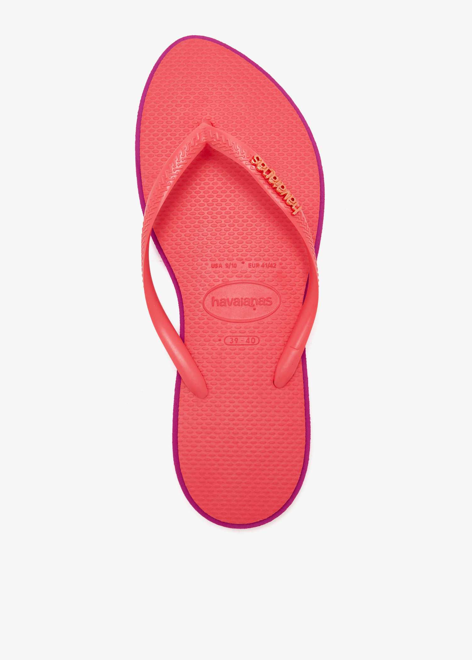 

Slim point flip flops, Pink