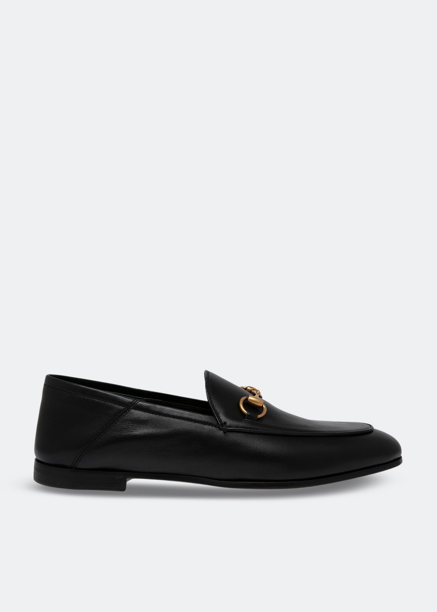 

Horsebit leather loafers, Black