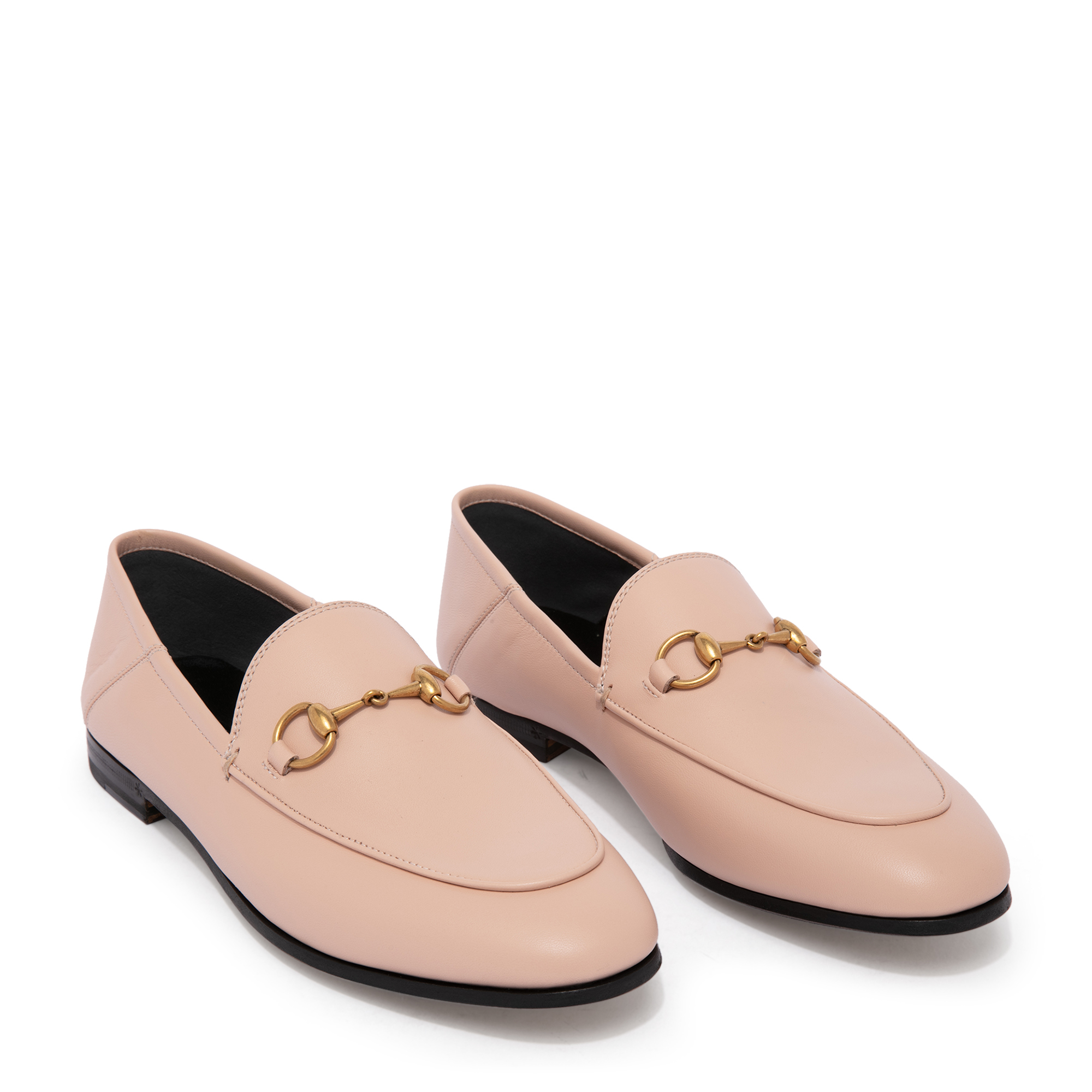 

Horsebit leather loafers, Pink