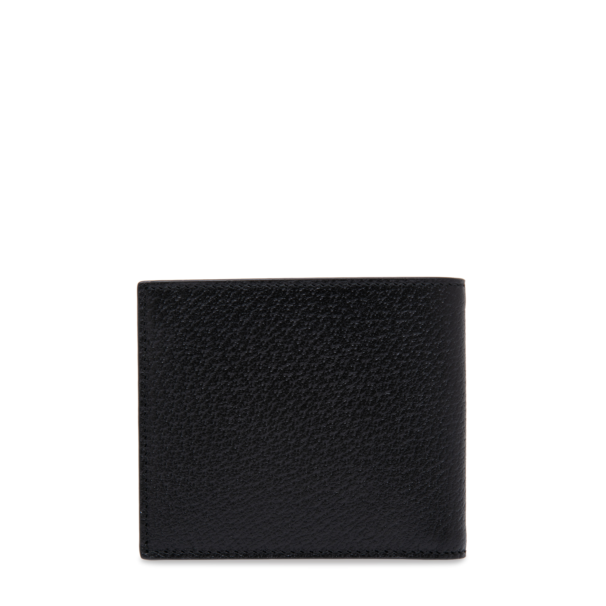 

Leather bi-fold wallet, Black