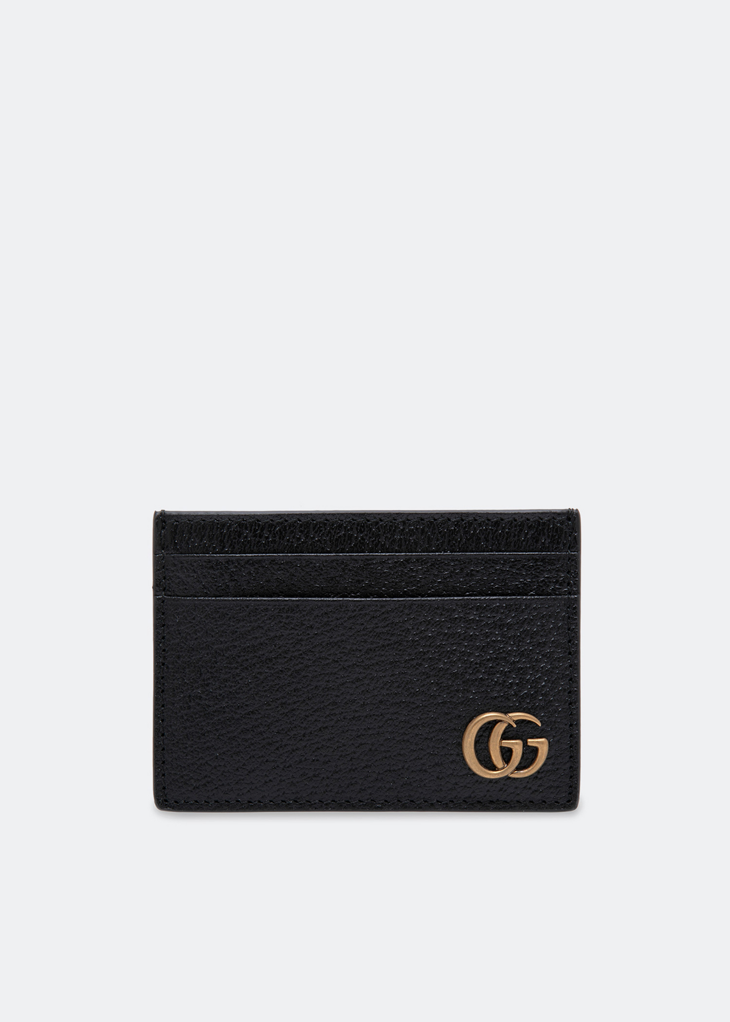 

GG Marmont leather money clip, Black
