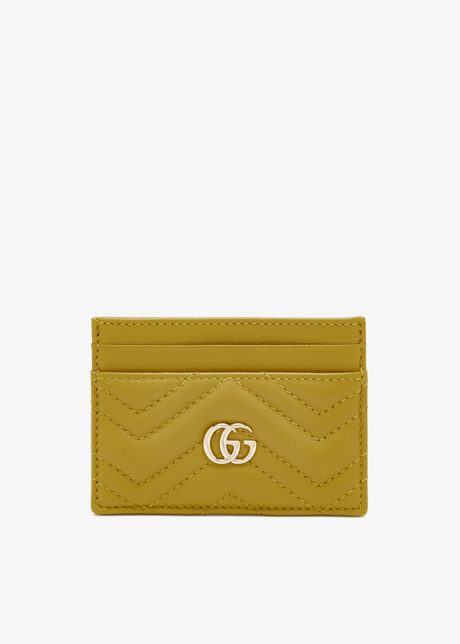 

GG Marmont card case, Yellow