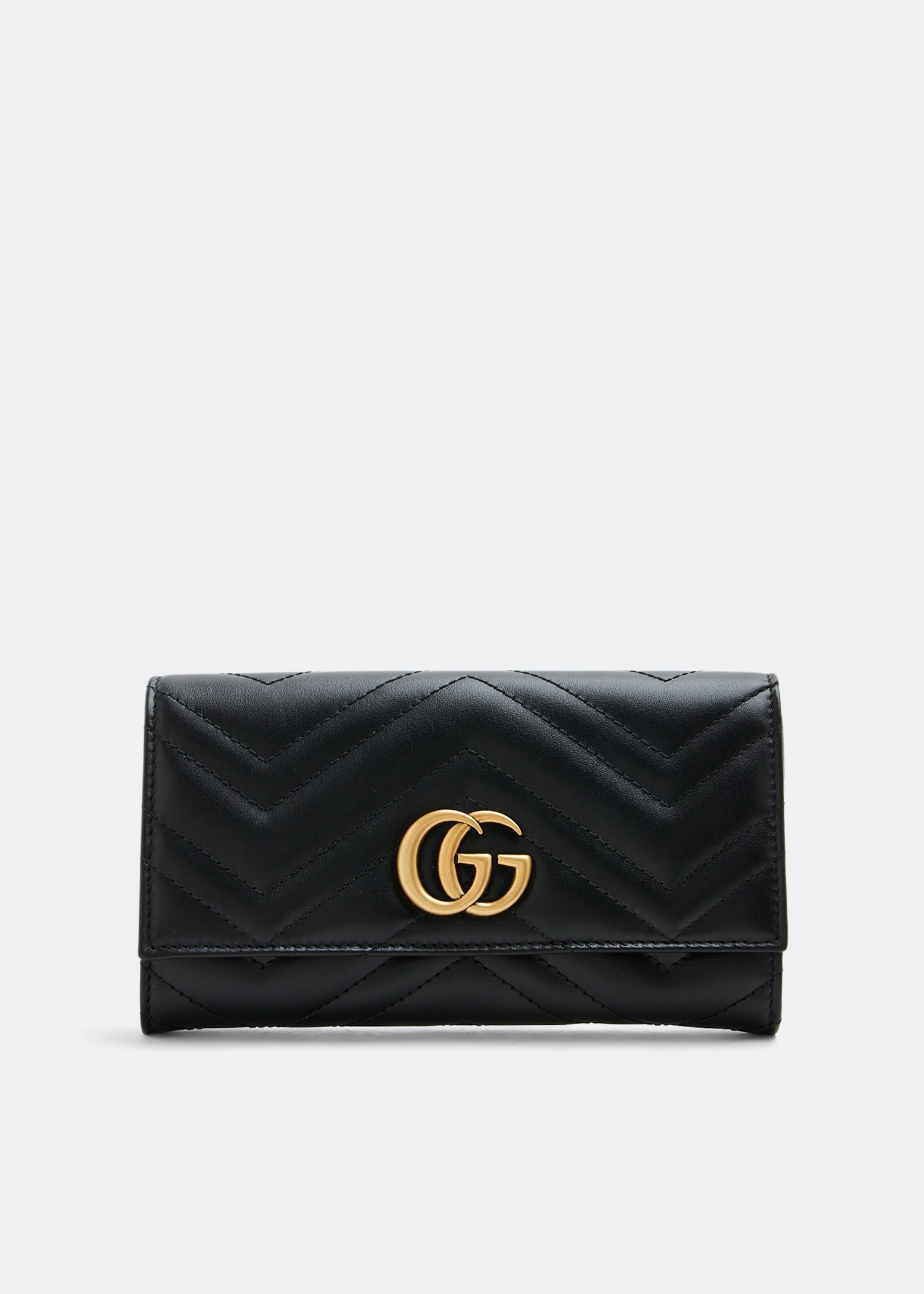 GG Marmont continental wallet, Black