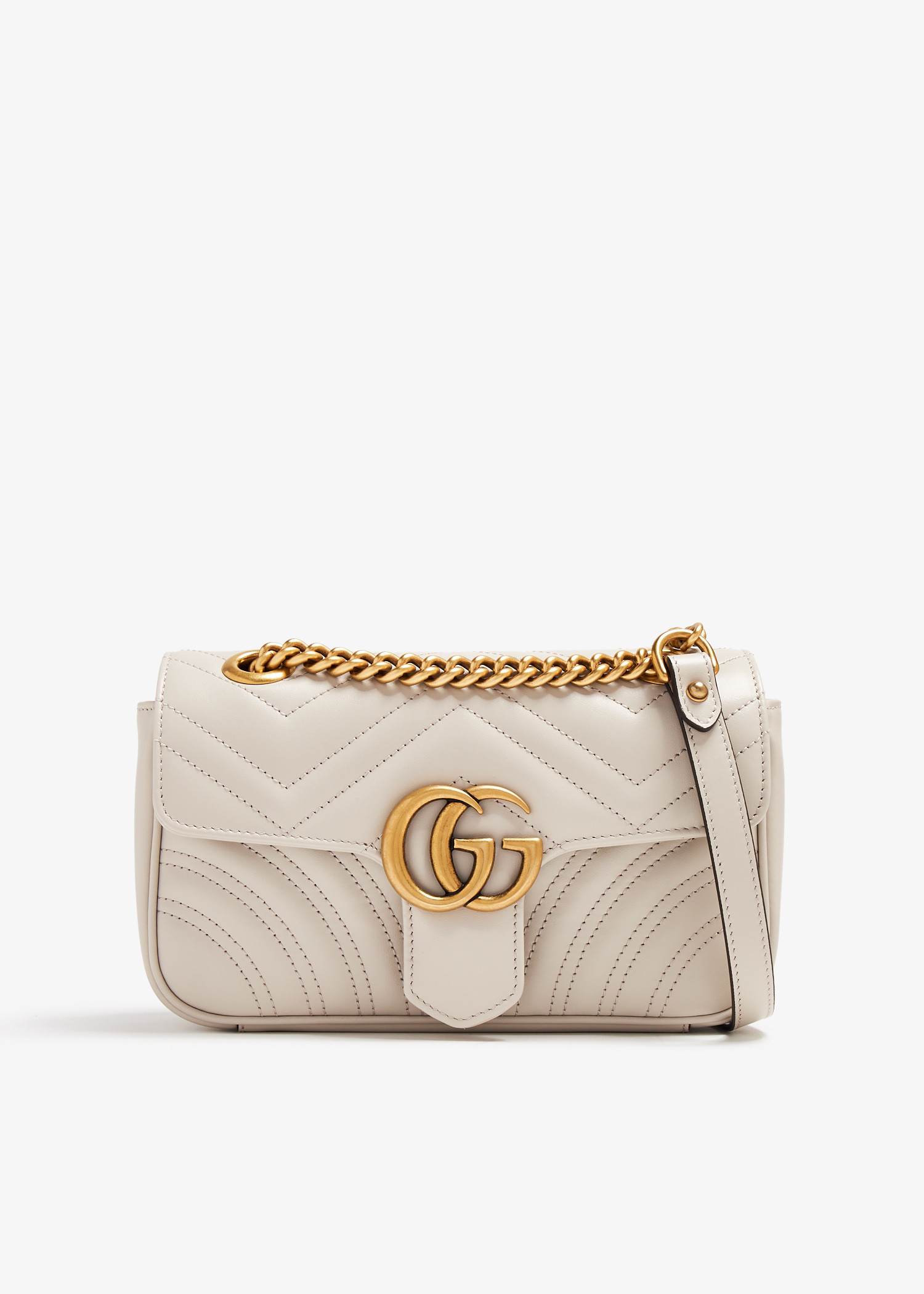 

GG Marmont small crossbody bag, Grey