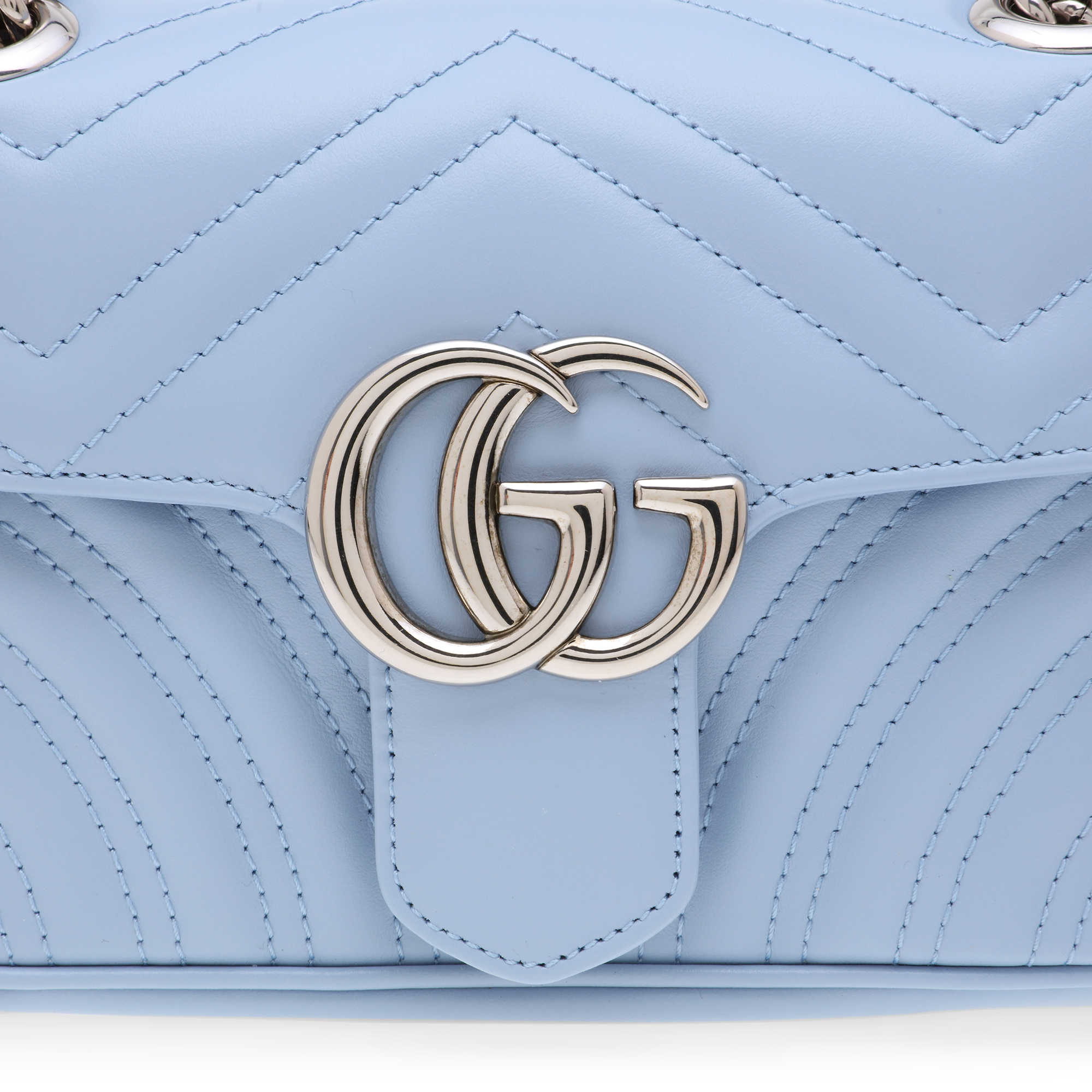 

GG Marmont shoulder bag, Blue