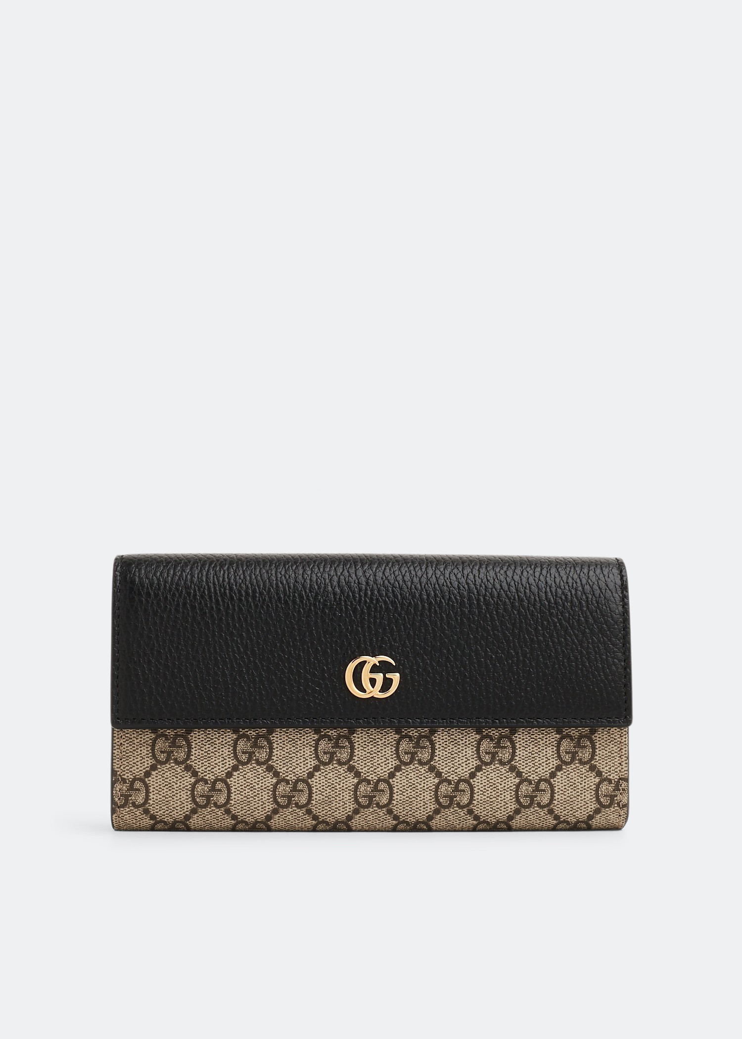 

GG Marmont leather continental wallet, Black