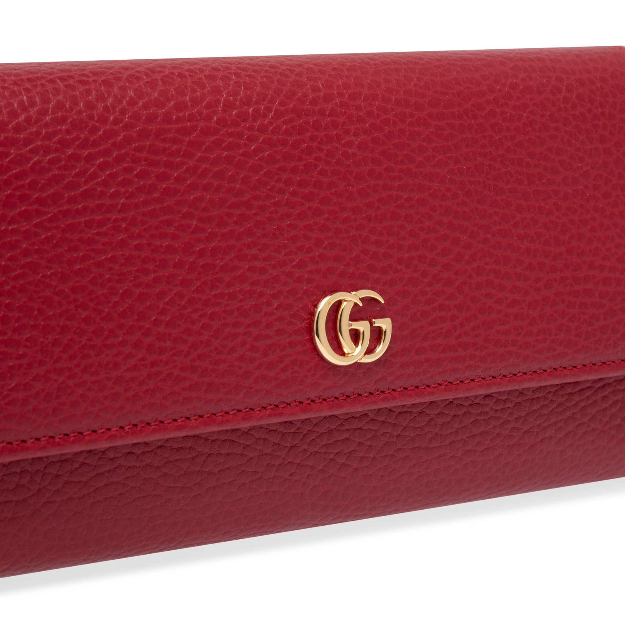 

Leather continental wallet, Red