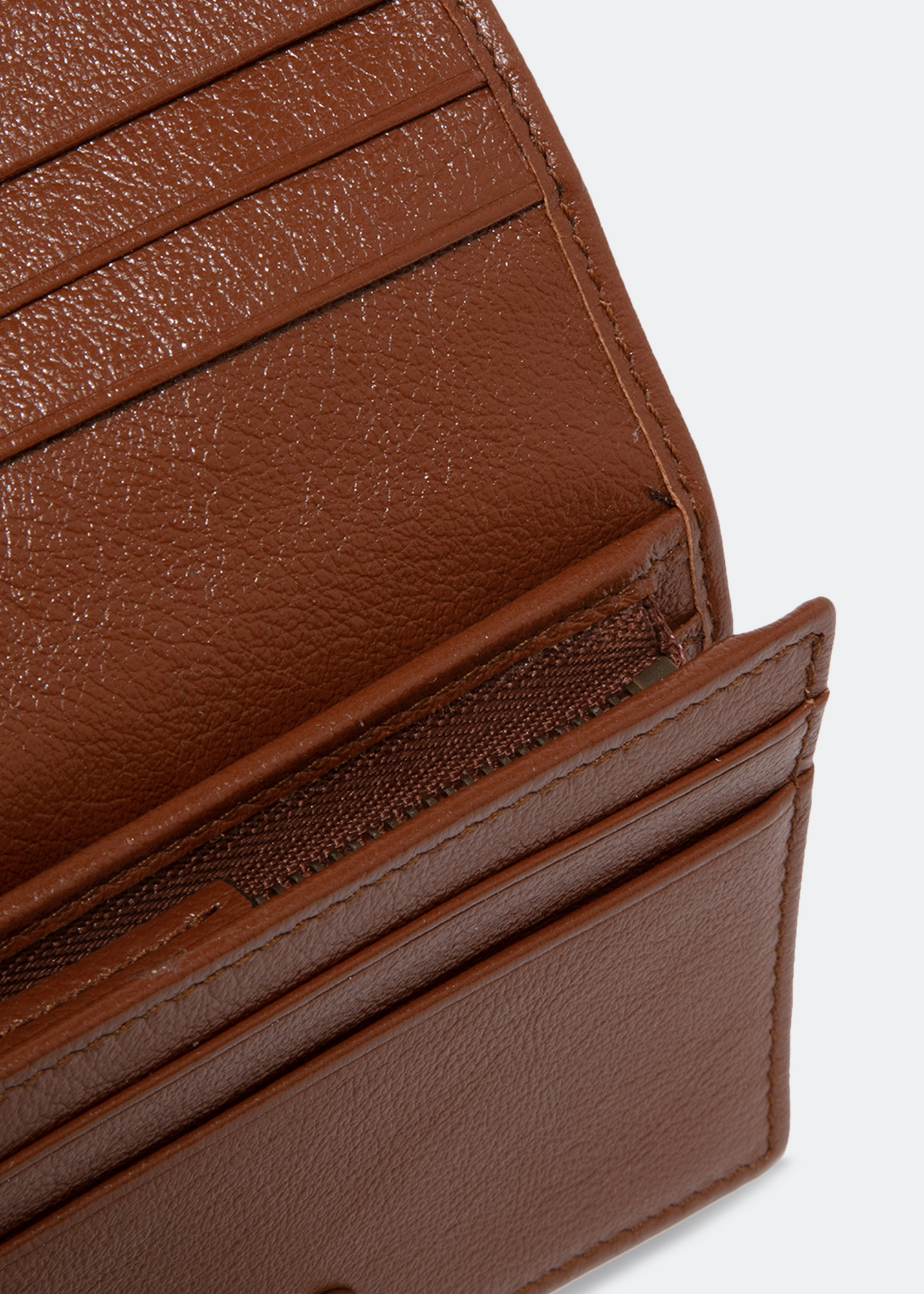 

GG Marmont card case wallet, Brown