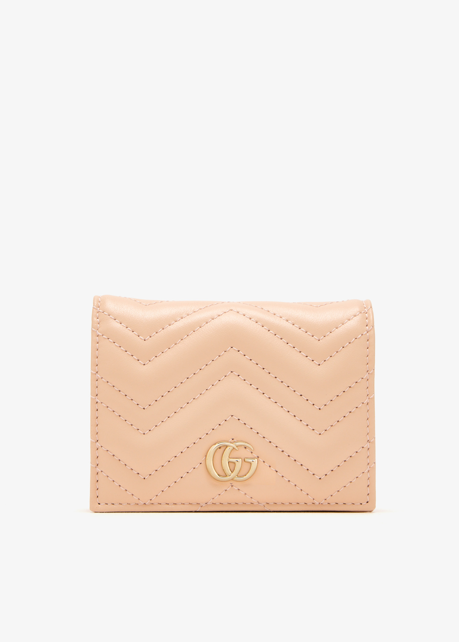 

GG Marmont mini wallet, Pink