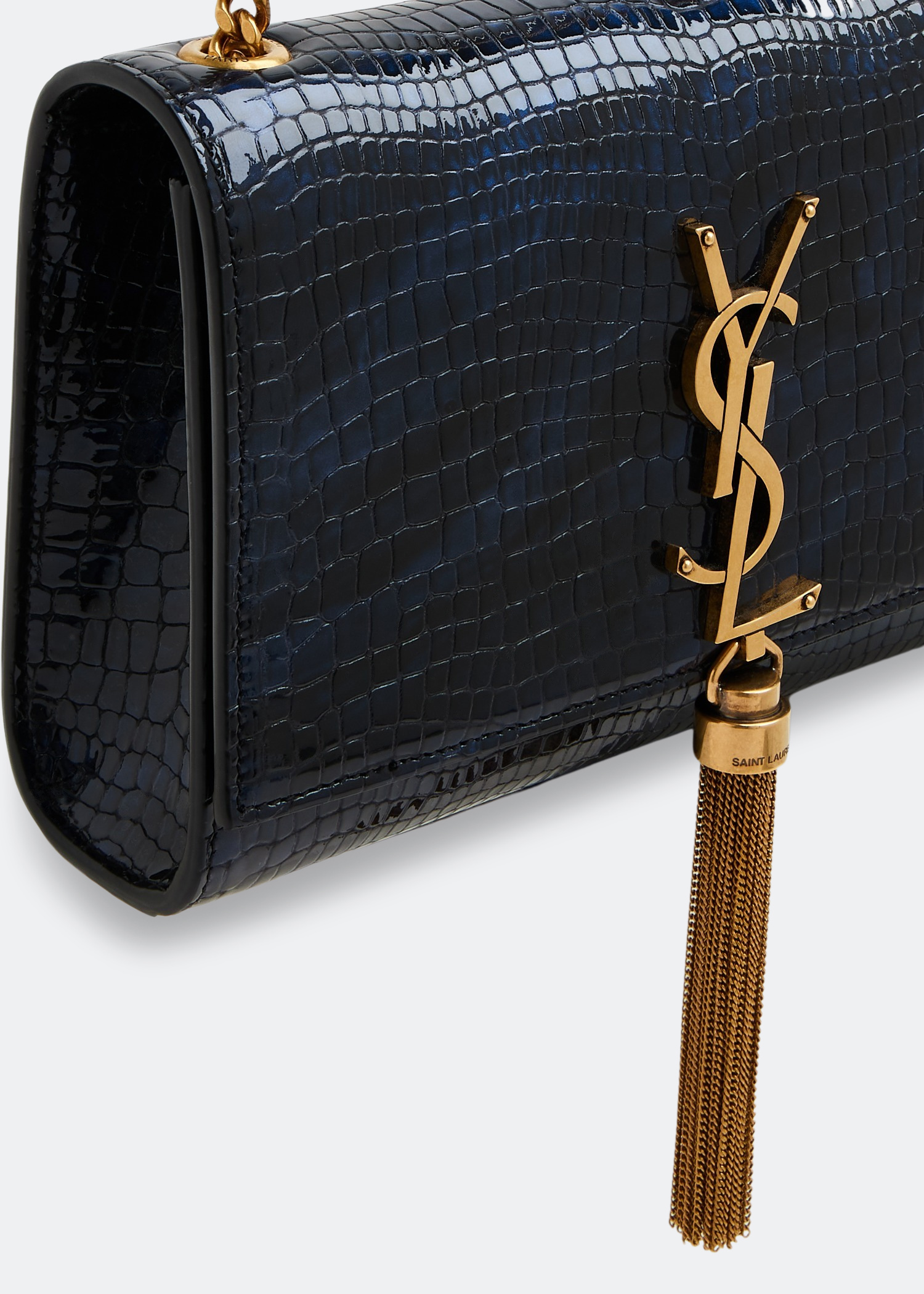 

Kate small tassel chain bag, Blue