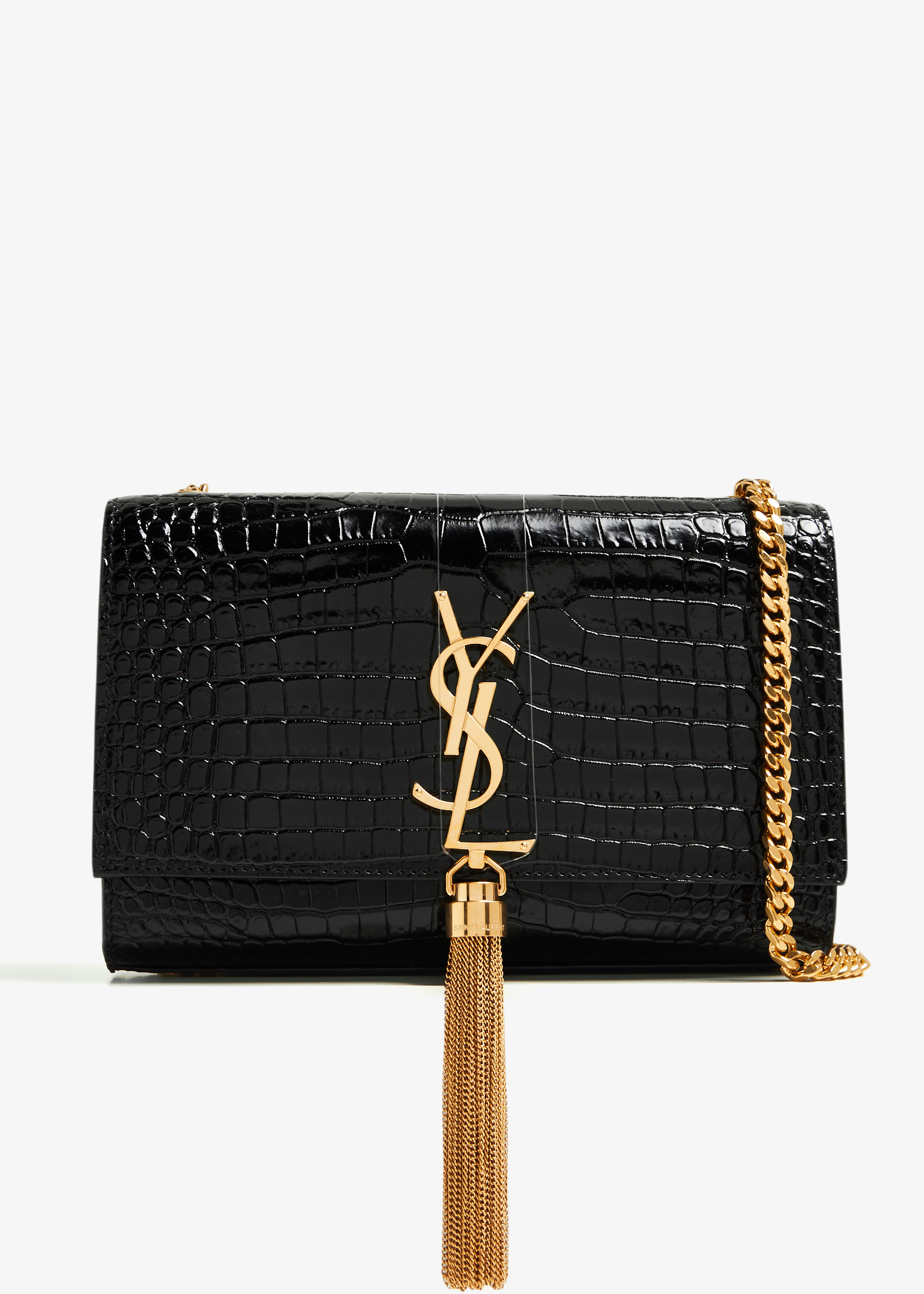 

Kate small tassel chain bag, Black