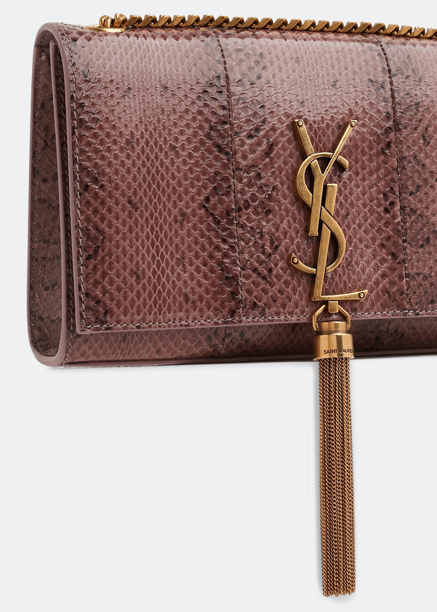 

Kate small tassel chain bag, Brown