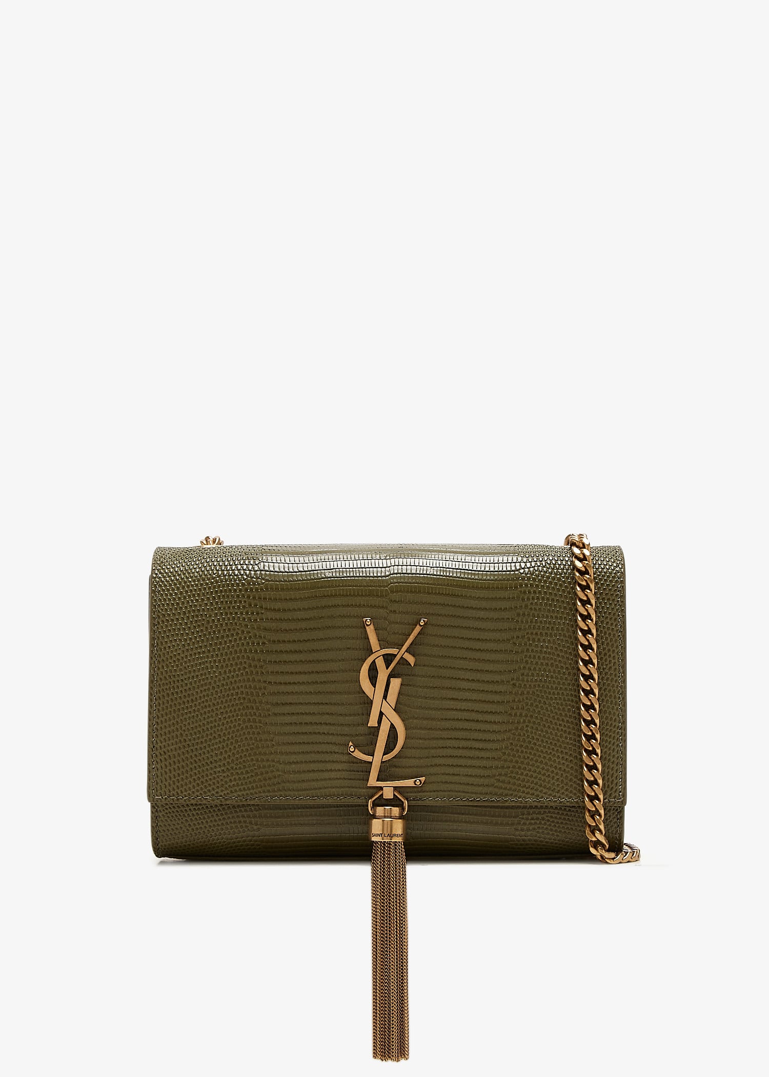 

Kate small tassel chain bag, Green