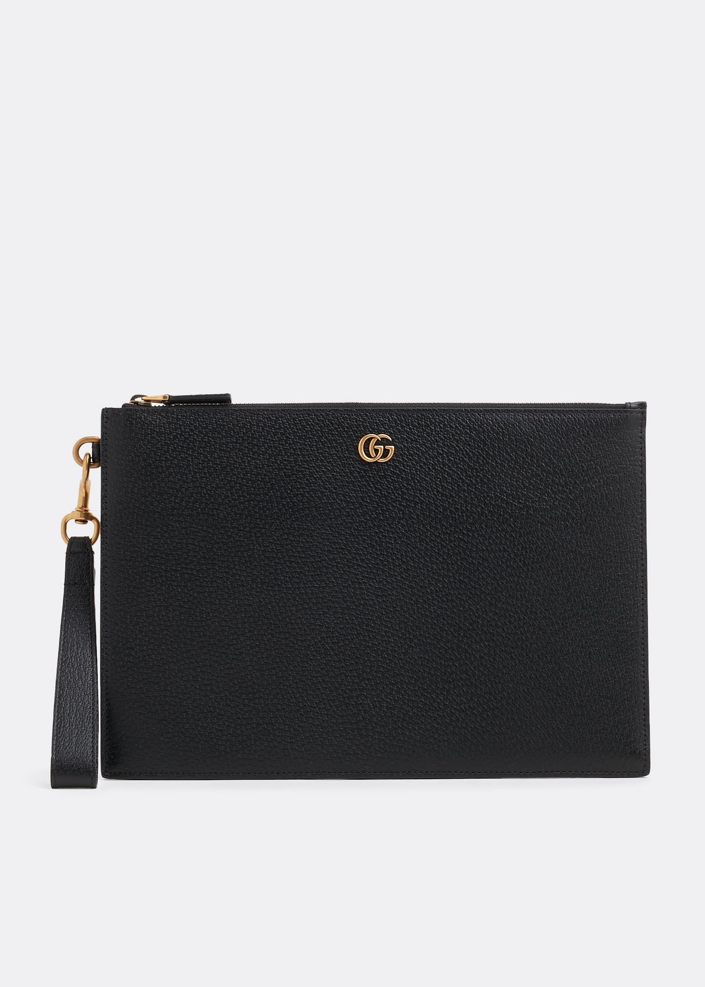 

GG Marmont leather pouch, Black