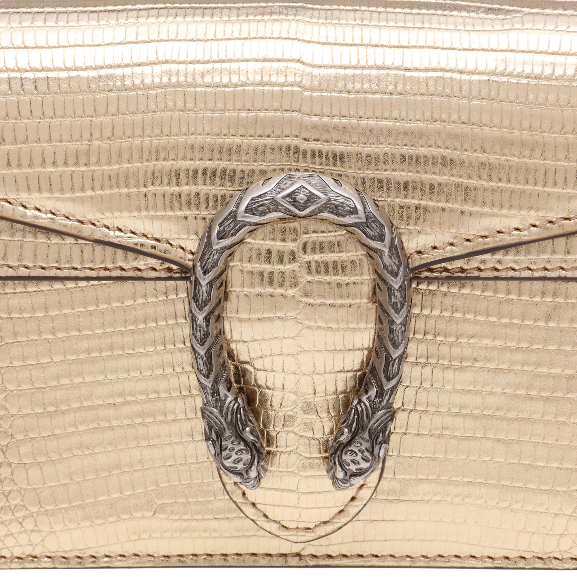 

Dionysus super mini bag, Gold