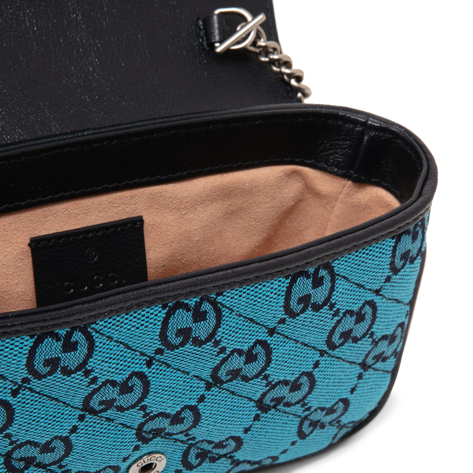 

GG Marmont super mini bag, Blue